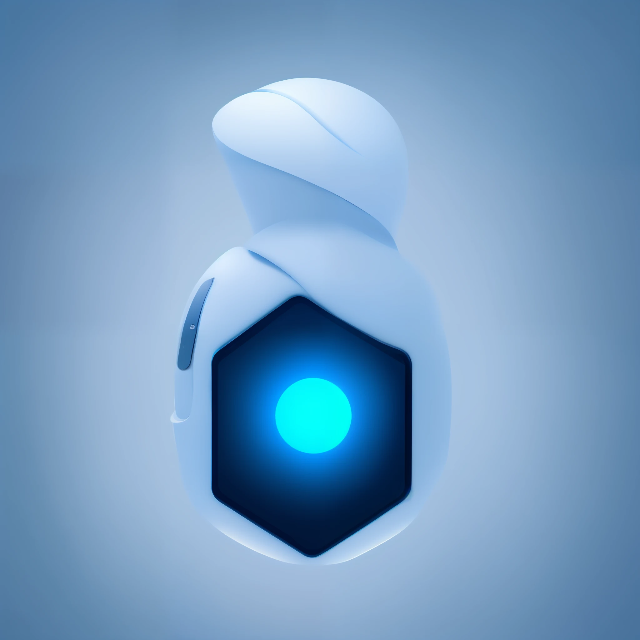 icon, celular, linhas suaves, minimalista, innovation, tecnologia, nome do perfil, fonte moderna, elegante, cor azul vibrante, confidence, fundo branco, sharp contrast, easily identifiable, readable, mensagem clara, direta, Technological advances, interaction, artificial intelligence, estilizada, sofisticada, perfil no Instagram.