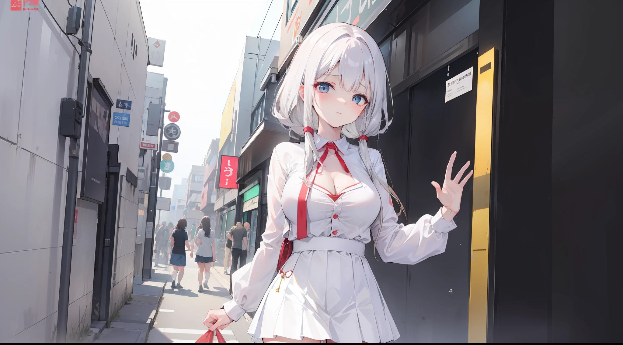Kizi,High-end transparent skirt,huge tit,The chest is huge,Open your chest,Wear leakage,cleavage,and wear no underwear,Protruding chest,lifting up skirt,Excited face,Be red in the face,Can't help but laugh,drools,sharp looking eyes,beautidful eyes,full bodyesbian,Delicate skin,White skin of the,Cute transparent panties,Public places,tense face,Open your legs,Open your legs,Open legs,Lots of bystanders,Full of likes,The clothes were soaked with water,Advancedsense,8K,best qualtiy,showers