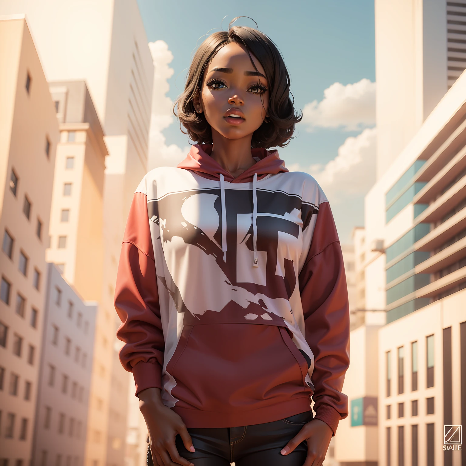 Cartoon design black woman