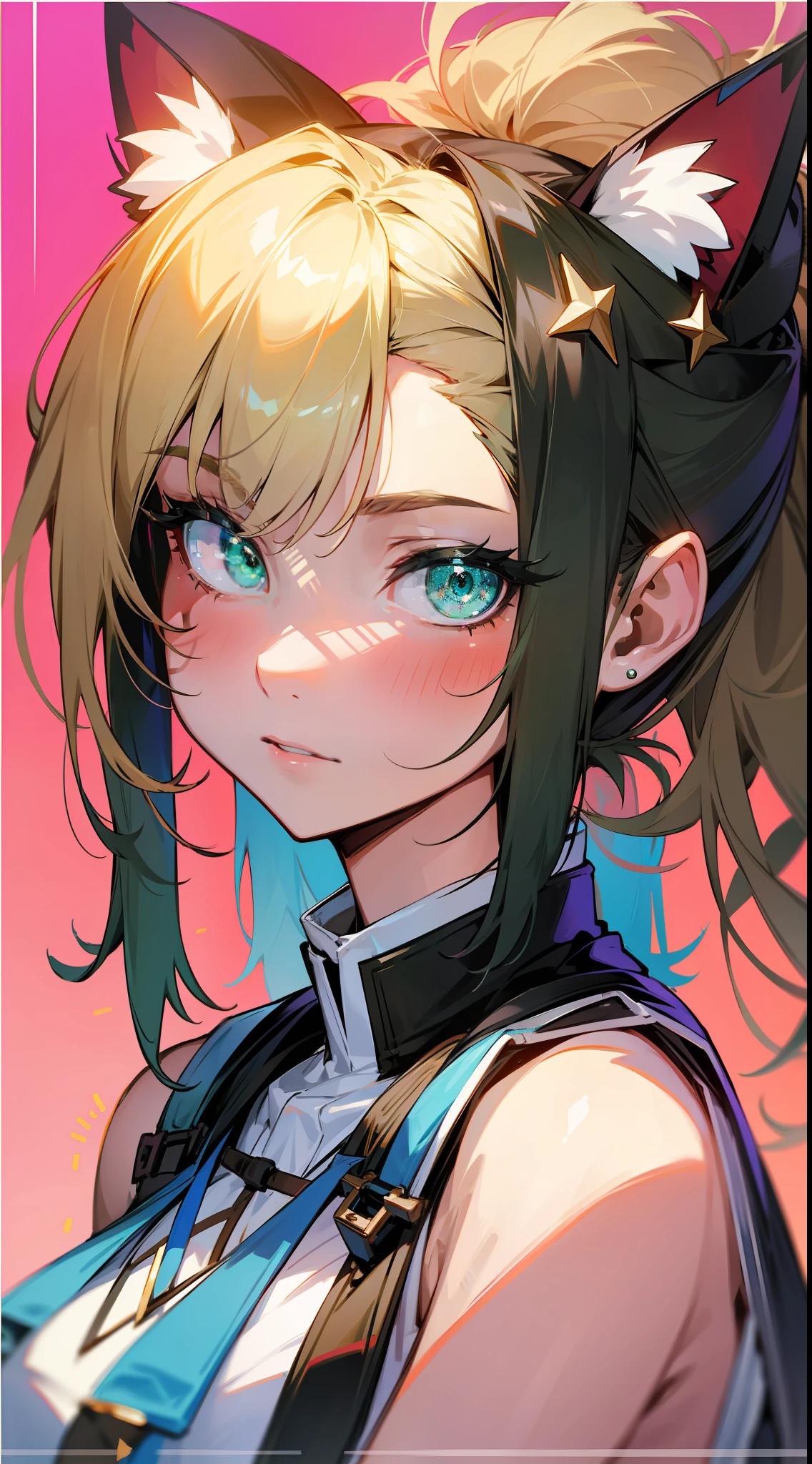 Emerald green eyes