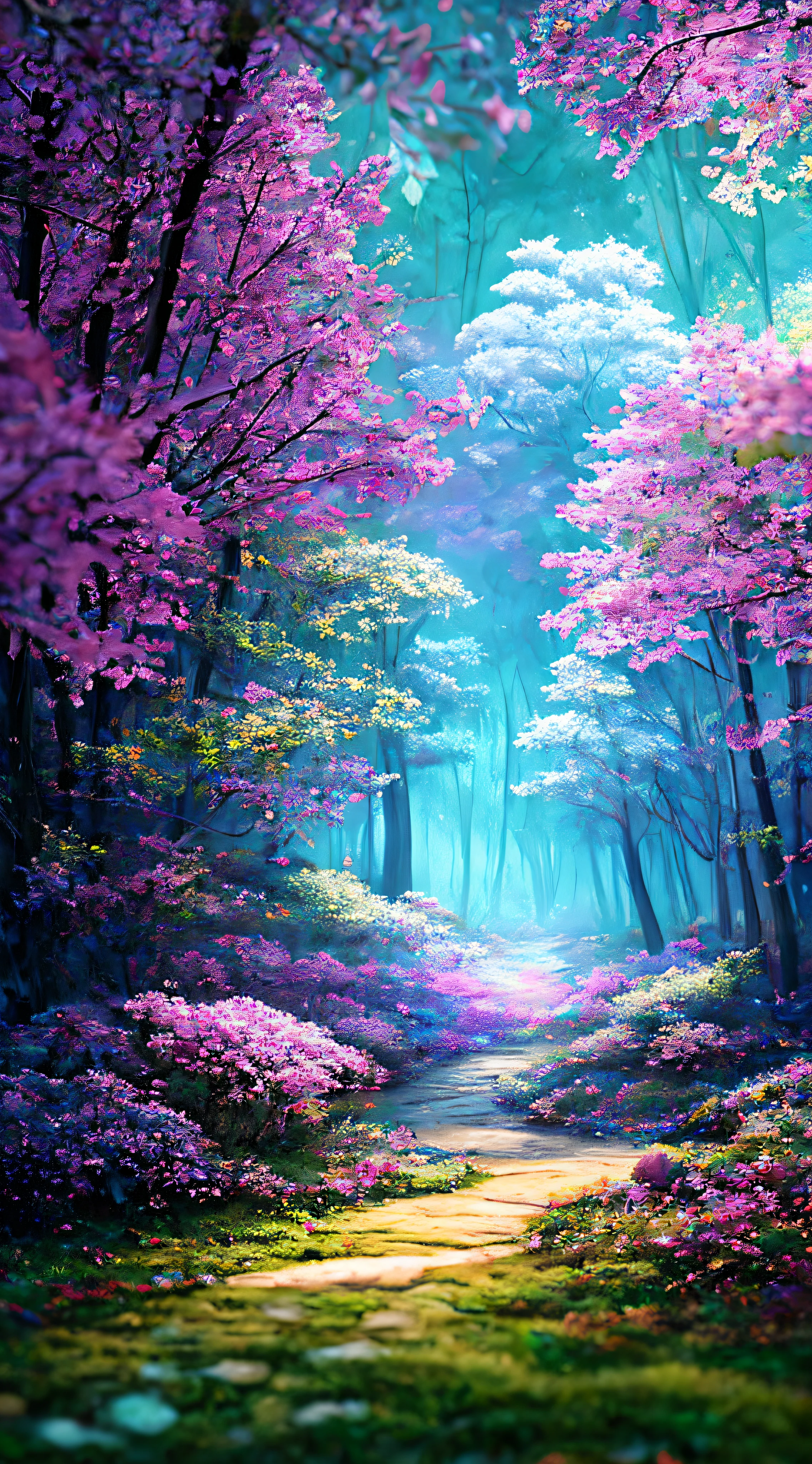 masterpiece, best quality, high quality,extremely detailed CG unity 8k wallpaper, An enchanting and dreamy scene of a fantasy forest, with towering trees, glowing mushrooms, and hidden fairy glens, creating a sense of mystique and enchantment, artstation, digital illustration, intricate, trending, pastel colors, oil paiting, award winning photography, Bokeh, Depth of Field, HDR, bloom, Chromatic Aberration ,Photorealistic,extremely detailed, trending on artstation, trending on CGsociety, Intricate, High Detail, dramatic, art by midjourney