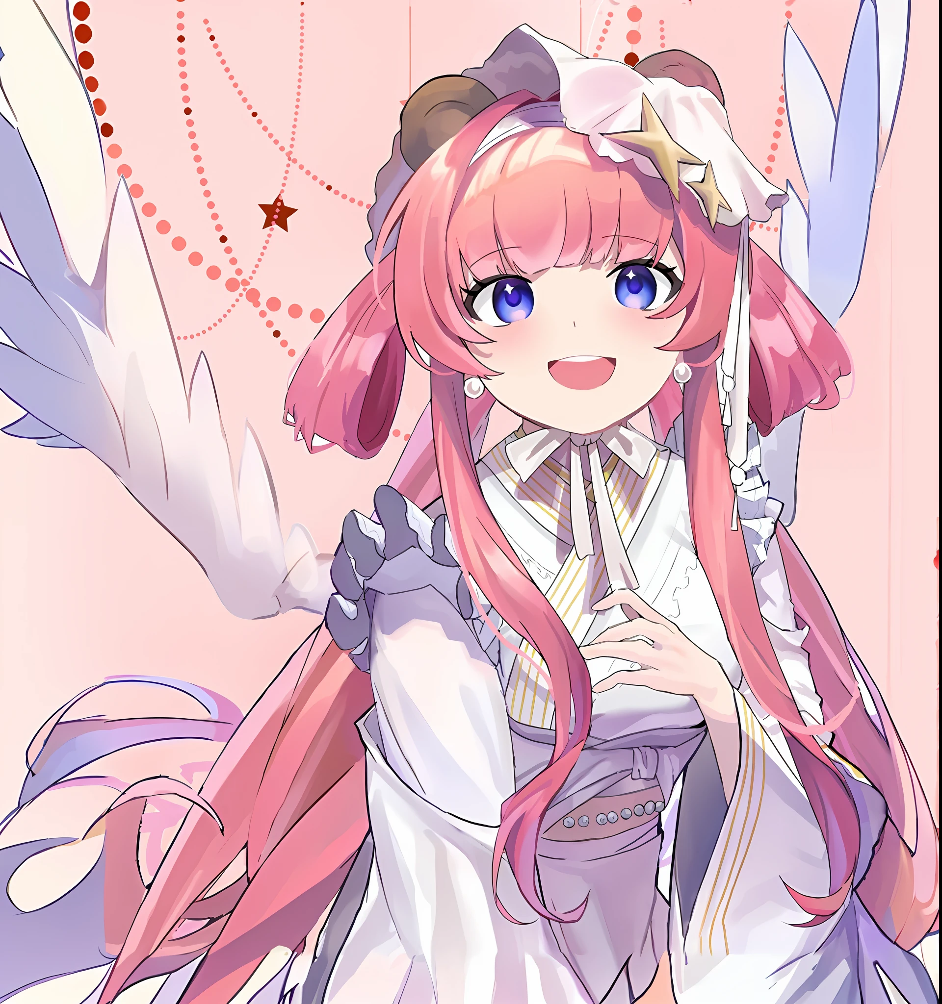 Angel wings,White sleeves