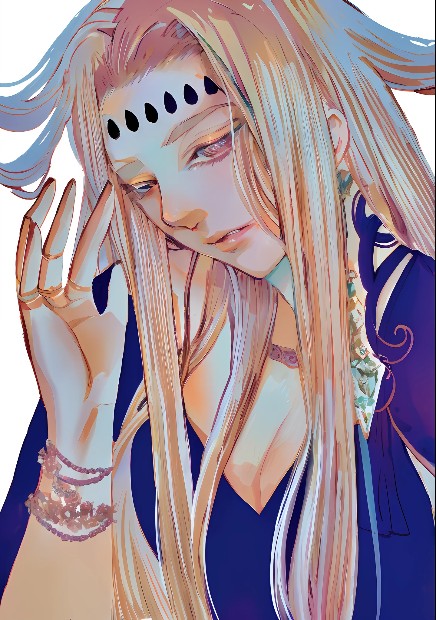anime girl with long blonde hair and a blue top, digital manga art, digital anime illustration, full color digital illustration, manga illustration, detailed digital anime art, colored manga art, coloured manga scan, detailed manga style, inspired by amano, blonde anime girl with long hair, striking manga artstyle, sui ishida art manga, detailed portrait of anime girl,anime girl with pink hair holding a flower and umbrella, anime art nouveau, korean art nouveau anime, dreamy psychedelic anime, alphonse mucha and rossdraws, anime styled digital art, artwork in the style of guweiz, anime style mixed with fujifilm, digital anime illustration, digital art on pixiv, anime style illustration, anime graphic illustration,anime girl in a field of flowers with a dove flying overhead, in the art style of bowater, digital anime illustration, anime fantasy illustration, goddess of nature, official fanart, digital art on pixiv, goddess of spring, beautiful anime art style, anime style illustration, persephone in spring, digital anime art!!, inspired by Manabu Mabe,, beautiful line art, detailed manga style, extremely fine ink lineart,exquisite line art, perfect lineart,exquisite line art, exquisite digital illustration, detailed digital drawing,digital anime illustration, a beautiful artwork illustration, detailed matte fantasy portrait, beautiful line art, great digital art with details, goddess. extremely high detail, 4k detailed digital art, stunning digital illustration, digital fantasy illustration,((Best quality)), ((masterpiece)), (detailed:1.4), 3D, an image of a beautiful female,HDR (High Dynamic Range),Ray Tracing,NVIDIA RTX,Super-Resolution,Unreal 5,Subsurface scattering,PBR Texturing,Post-processing,Anisotropic Filtering,Depth-of-field,Maximum clarity and sharpness,Multi-layered textures,Albedo and Specular maps,Surface shading,Accurate simulation of light-material interaction,Perfect proportions,Octane Render, Two-tone lighting,Wide aperture,Low ISO,White balance,Rul