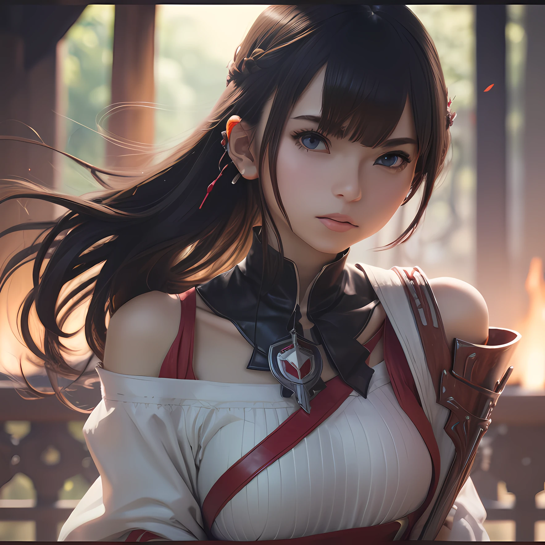 Anime girl in white dress with red cloak and sword, anime style like fate/Stay Night, Artorian Pendragon, edelgard fire emblem, blonde anime girl with long hair, edelgard from fire emblem, Detailed key anime art, official artwork, blonde - haired princess, a sexy maid in a magical forest, cushart krenz key art feminine, of the highest quality, masutepiece, Ultra high definition, (reality: 1.4), Original photo, 1girl in, Brown eyes, Off-shoulder, Cinematic lighting, Big, Dark eyeliner, Brown hair, Necklace, Piercing, Abs, Backshots, Back, of the highest quality, masutepiece, Ultra high definition, Original photo, 1girl in, Brown eyes, Big, Dark eyeliner, Brown hair, Wind, Necklace, Bracelet, Abs, backshots, Lori huge breasts cleavage，Shy face，Bob Head，Thin shirt，Didn't wear panties，Bare legged, Pink Theme，sitted，White skin of the, Soft light，With pink hair，Pink eyes，thick thight，sexy for, （/（Castlevania/）styles：1.3），（1 persons，Futanari，hermaphroditism：1.5），（Thinness，being thin：1.3），（pale skin，Light gray skin tone：1.3），（short detailed hair），（Gray eye：1.3），（（Outfit in black，Blackn clothes），Leather costumes，Rouge costume，trouser，long boots：1.5），（Take a knife），Night sky on background/（Punky style），tmasterpiece，best qualtiy，ultra - detailed, depth of fields，hyper realisitc，poster for, illustratio，Cinematic Light，Atmospheric shots，Attractive body proportions，High saturation images，Very sharp characters，many small details，detailed  iris of eyes，（Ruin background，detailedbackground，during night：1.2），（blood splashing，Knives：1），Ear studs，Tongue stud，nose studs，tattooed，Japanese Katana Sword