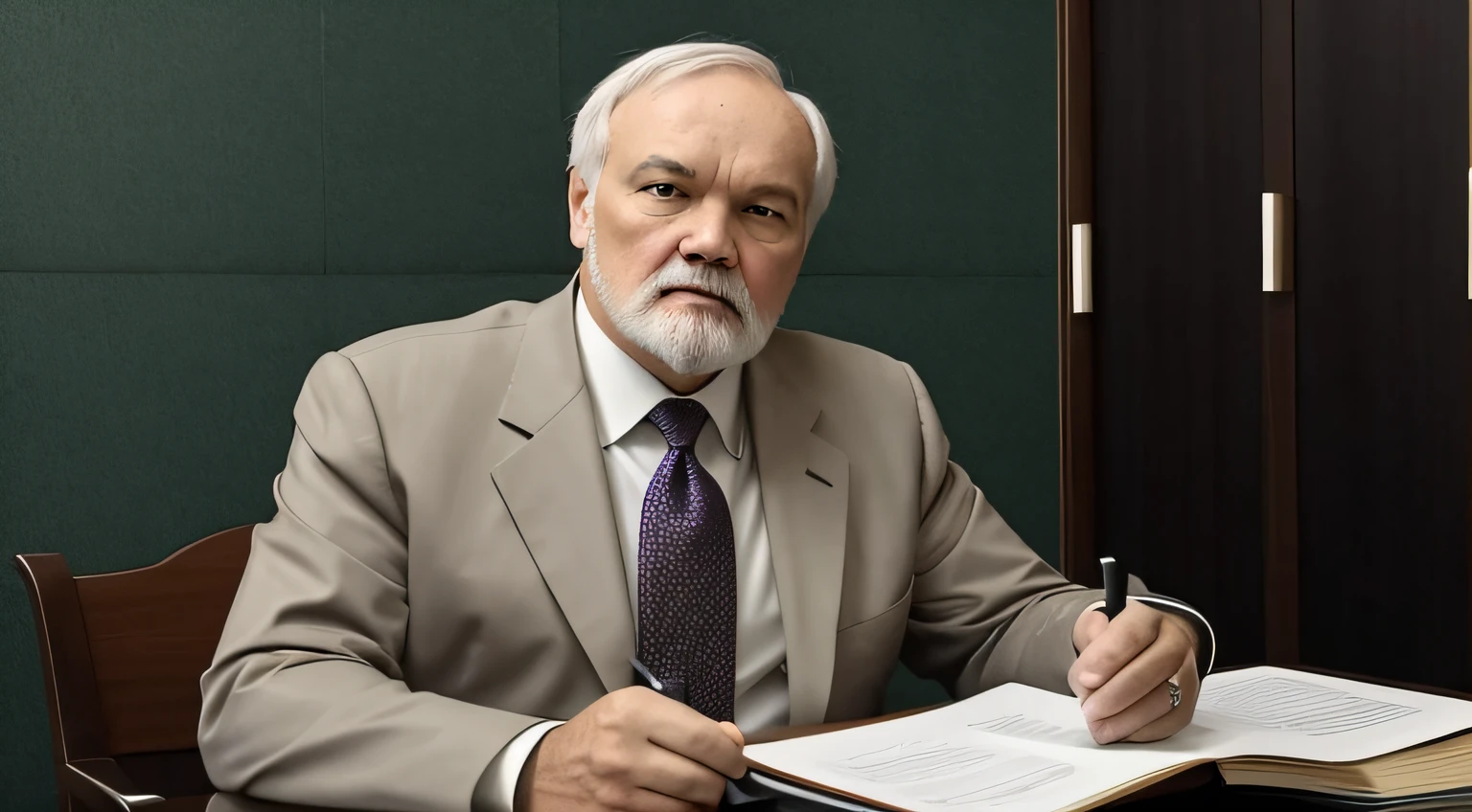 foto de qualidade de corpo inteiro de um senhor inspirado em Andrew Carnegie