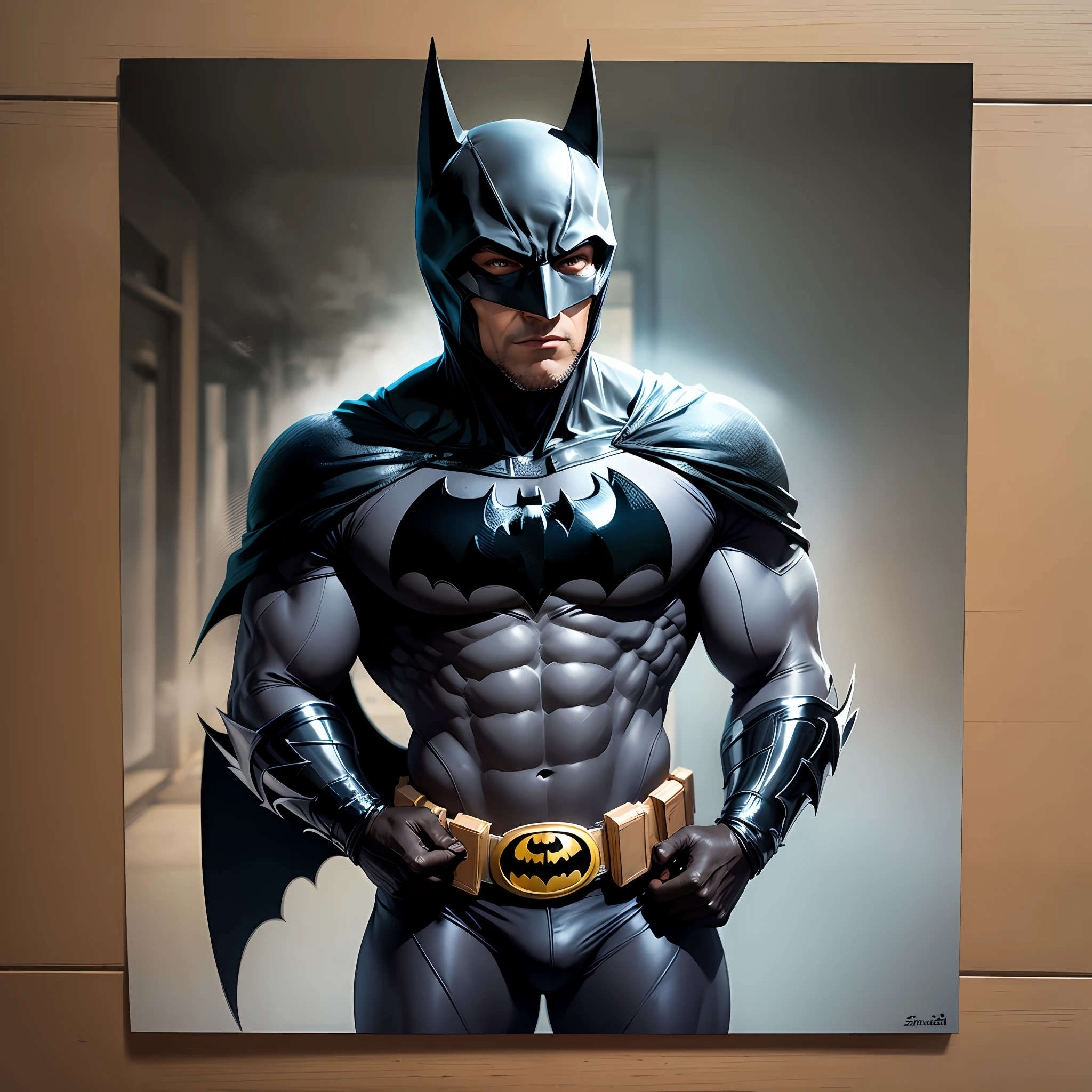 black batman with homemade clothes --auto --s2