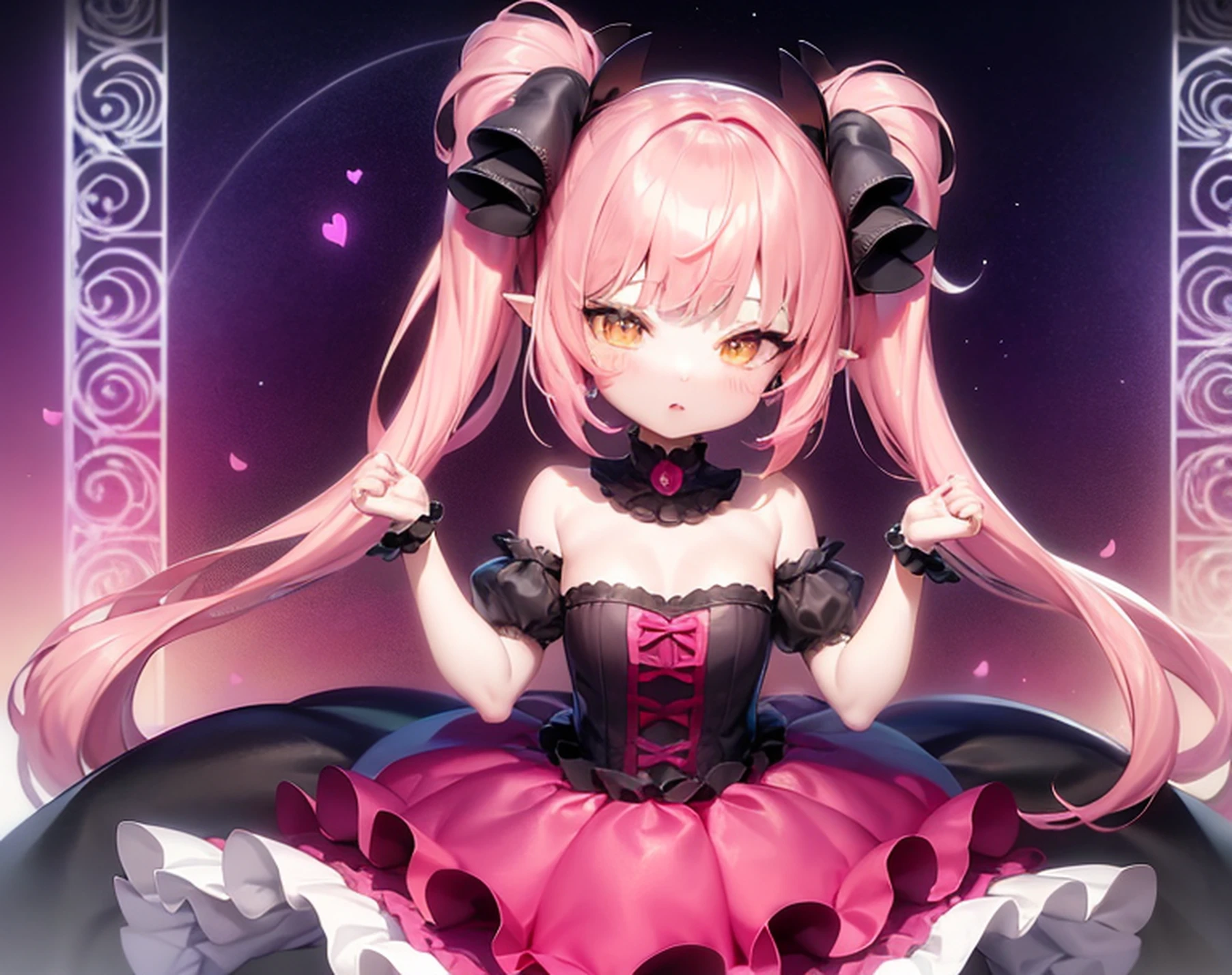 chibi monster girl, my dress up darling anime, Ecchi anime style, magical girl anime mahou shojo, anime styled」, High resolution!!, Vampires, Promotional Art, official artwork, Wallpaper!