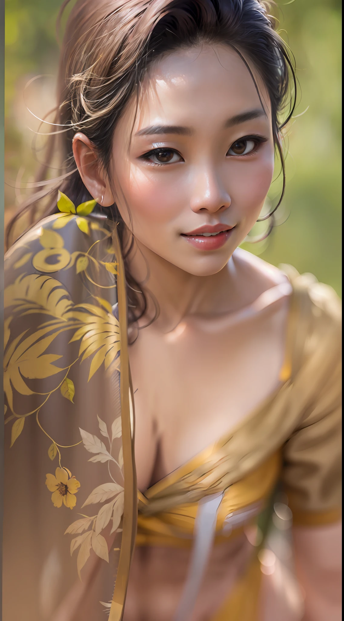 obra-prima, Ultra High Definition, maximum resolution, 8k, Vietnam girl, extremamente bonita, (sozinha), (corpo inteiro) (magra), quadris largos, coxas grossas, (bunda grande), (Rosto extremamente detalhado), olhos muito detalhados, delicate strokes, usando micro bikini, natural lightting, sorriso malicioso , (side view), Hanoi Streets