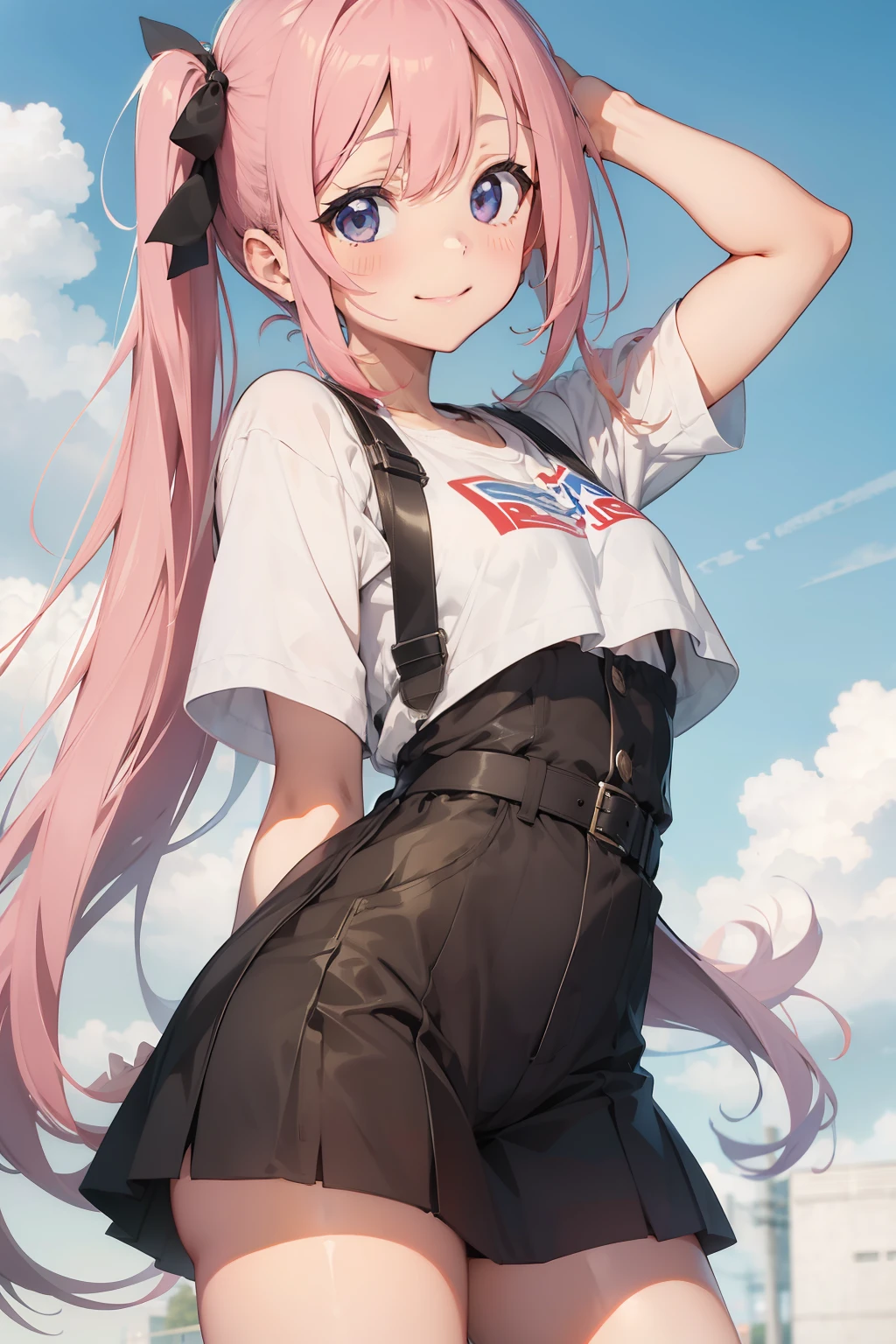 closes mouth、a smile