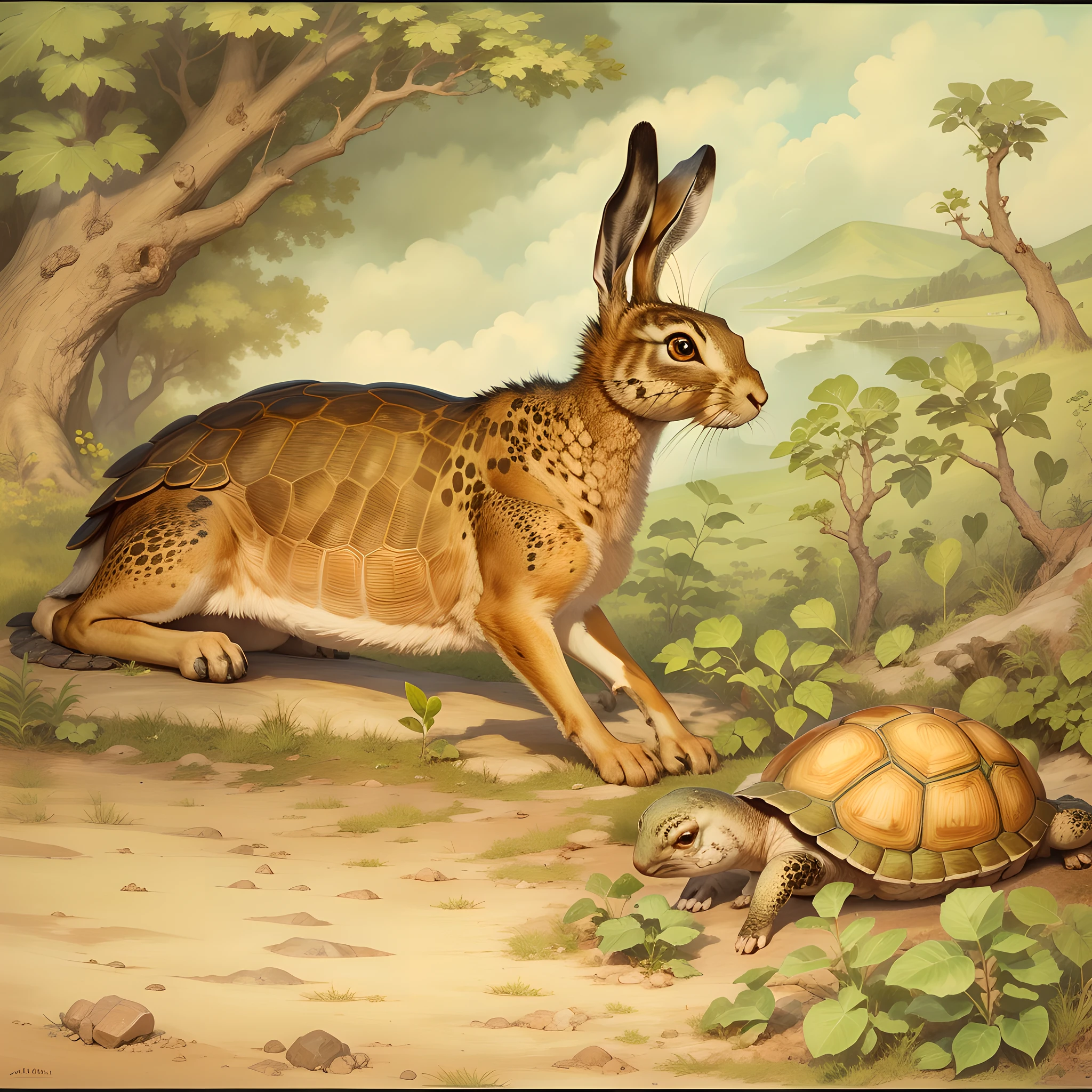 The Tale of the Hare and the Tortoise, Aesop
