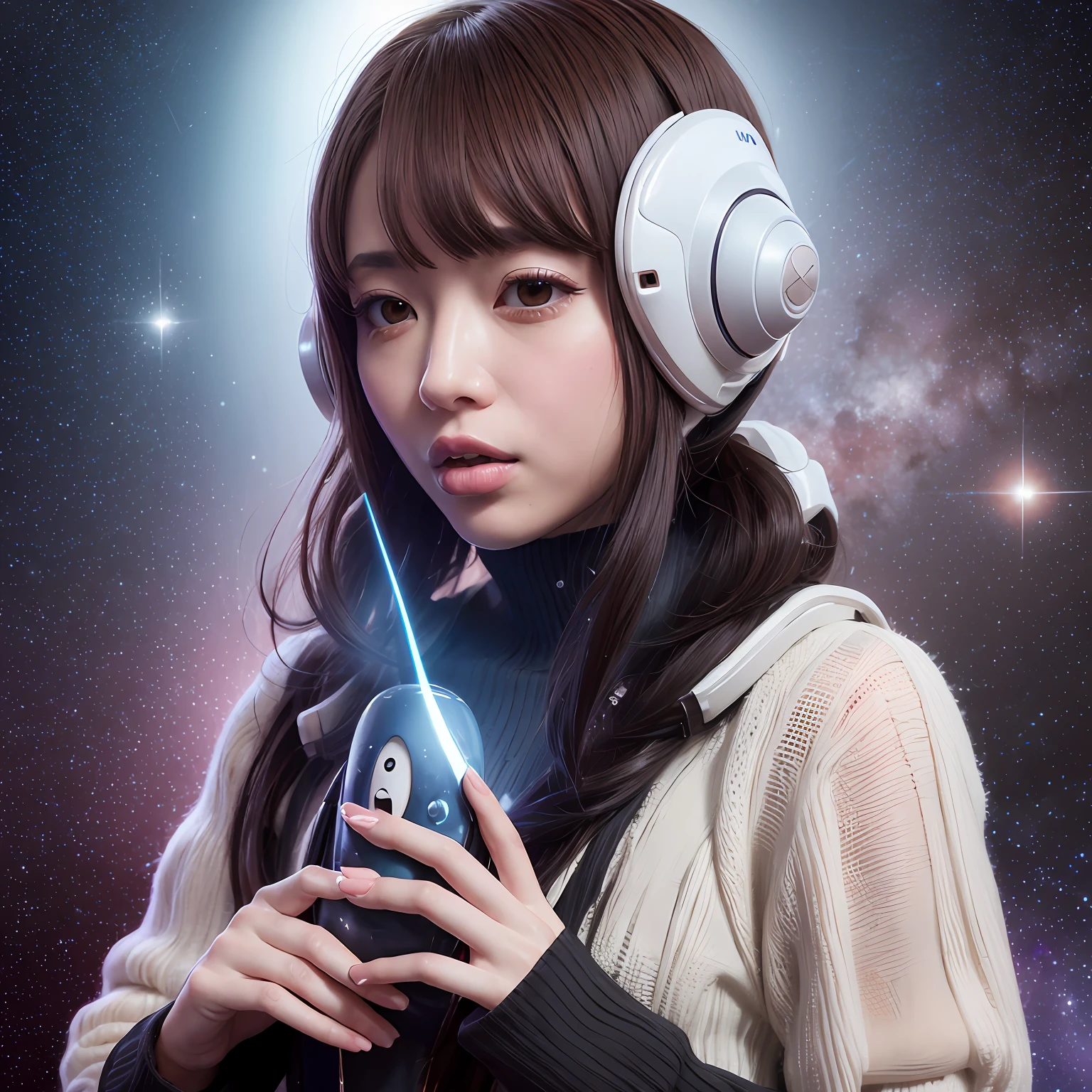 "Intergalactic romance between an extraterrestrial being and a youthful woman"
