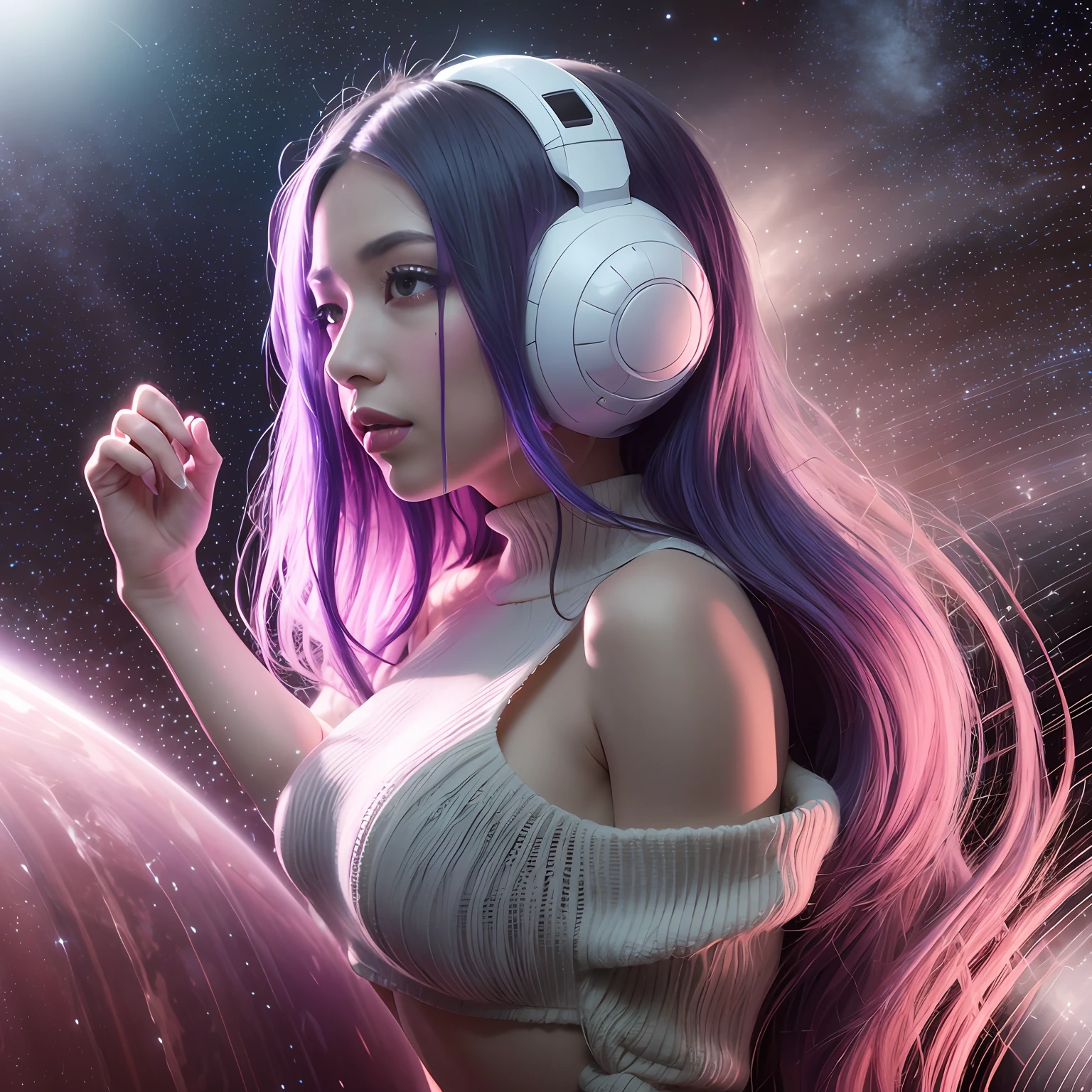 "Intergalactic romance between an extraterrestrial being and a youthful woman"