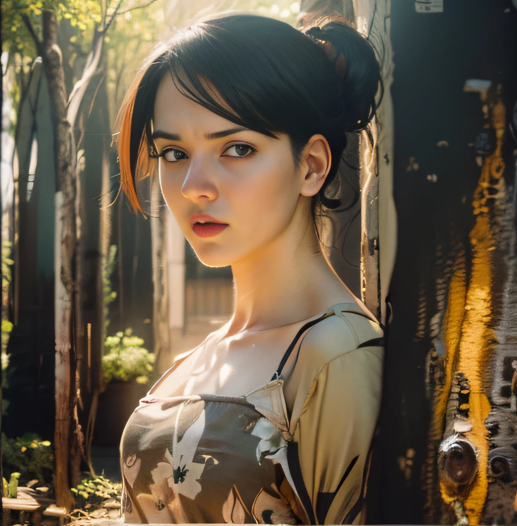 Masterpiece, hd, realistic, (8k, RAW photo), match the original image, woman, cool face