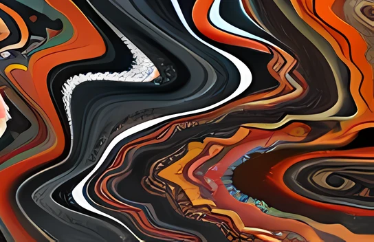a closeup of a colorful abstract pattern on a black background, psychedelic patterns, chaotic patterns, muito abstrato, paint swirl aesthetic, linhas fluidas, Marmoreio, colorful swirly ripples, efeito marmoreio, bille, Redemoinhos marmorizados, redemoinhos de tinta, cores de tinta rodopiantes, turbulent ripples, Intricate fluid ink make several different colors
