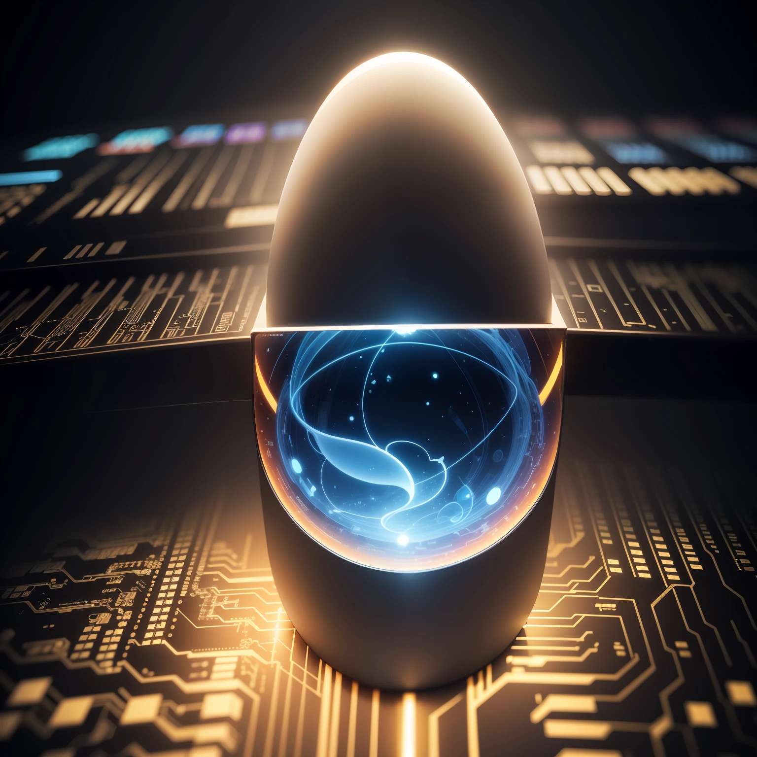 Image of evolving semiconductor performance Expressed using brain images and programming images