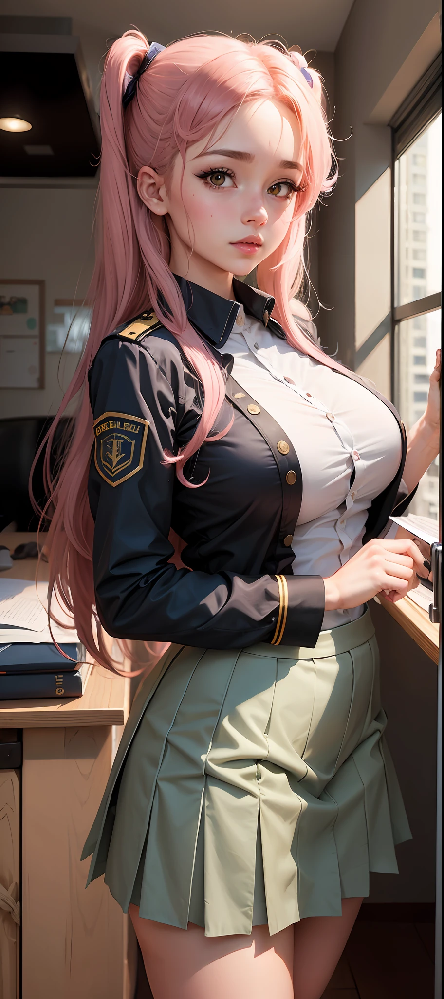 There's a woman in uniform posing for a photo, uma aluna hiperrealista, lifting her skirt with her hand, aluna hiperrealista, Estudante realista, menina anime sedutora, menina bonita do anime high school, Anime Garota Cosplay, menina da escola, vestida como aluna, Estudante bonito, Menina anime na vida real, menina anime atraente, lindo anime sedutor adolescente