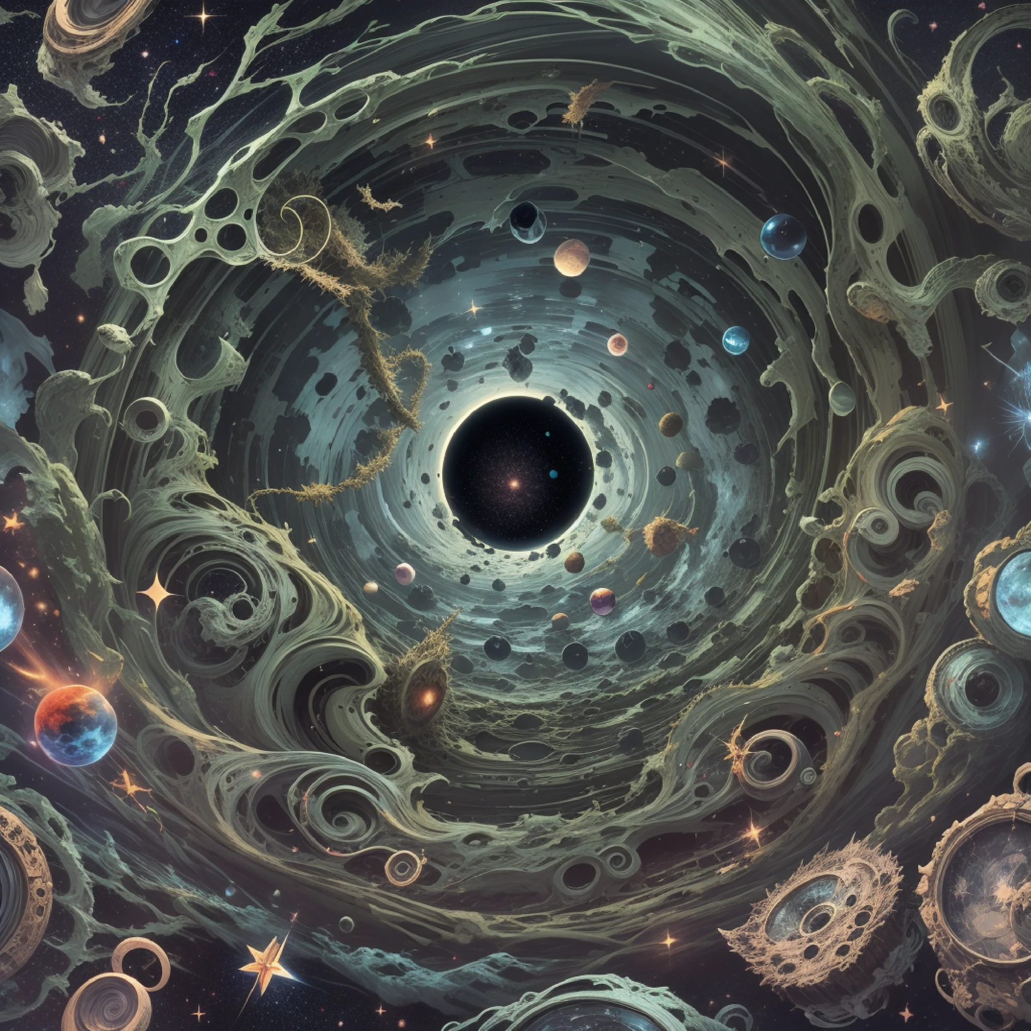 black hole,Star ring,space ship,wreckage,Devouring,swirles,UHR,ln the forest,Eau,kosmos,
