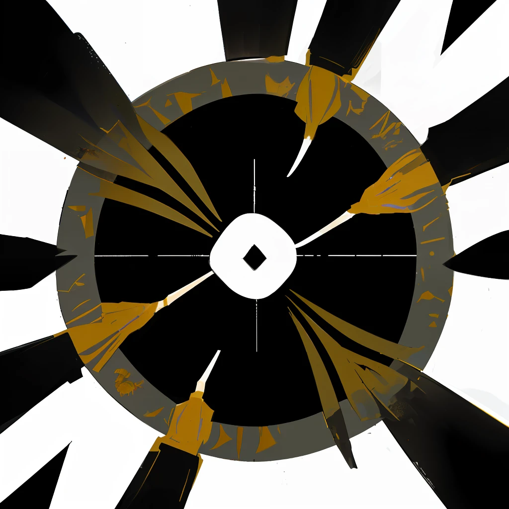 Papel de parede minimalista, preto e branco, Drawing of a very small scorpion in the center