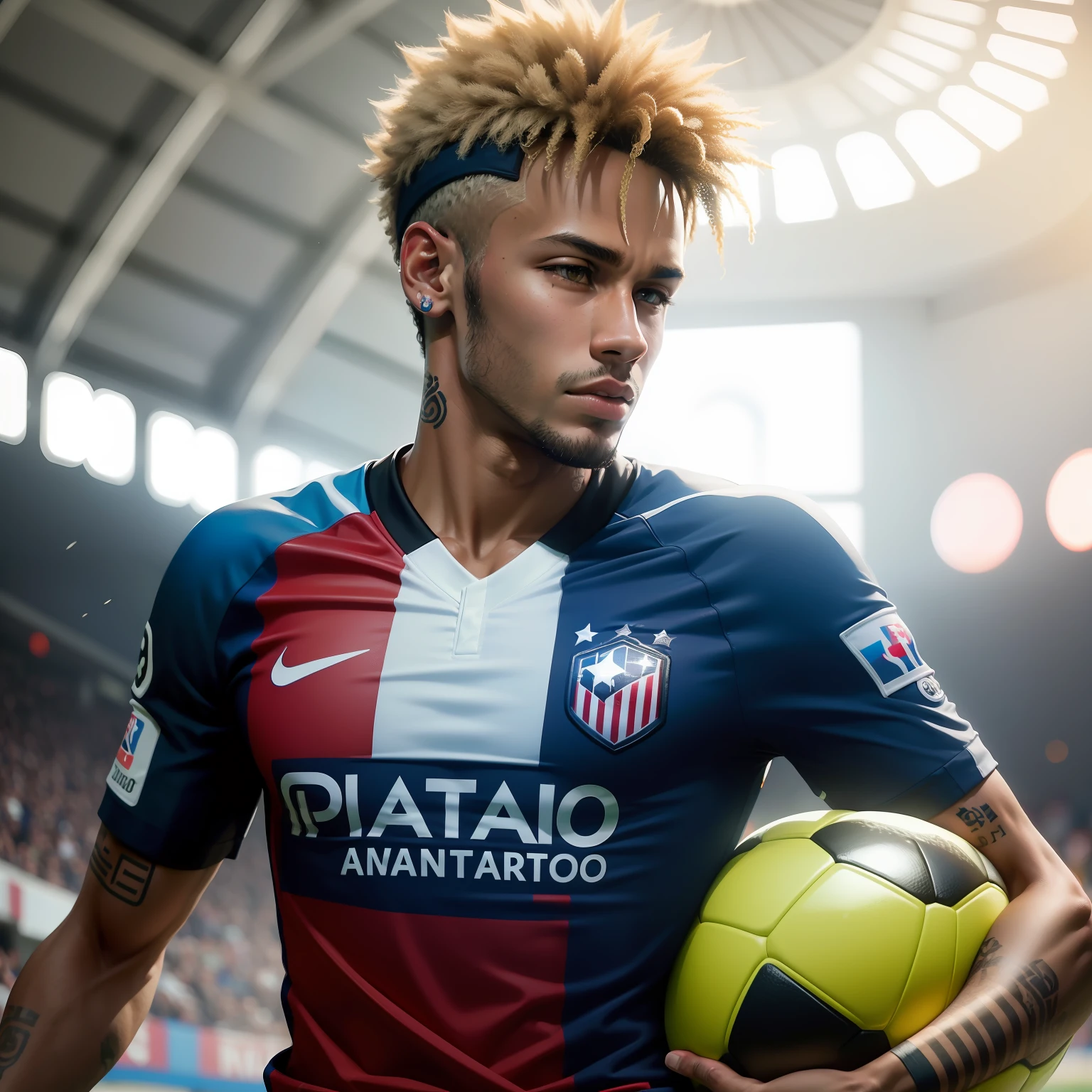 Create Neymar playing at Atlético mineiro