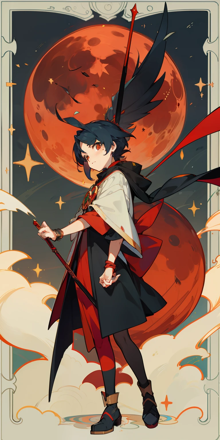 Kizi,wands,Red Moon