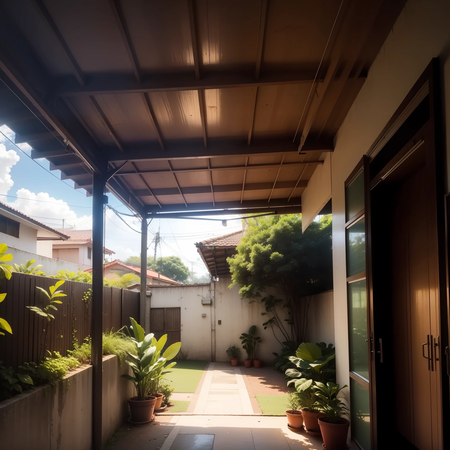 Backyard in the interior of São Paulo