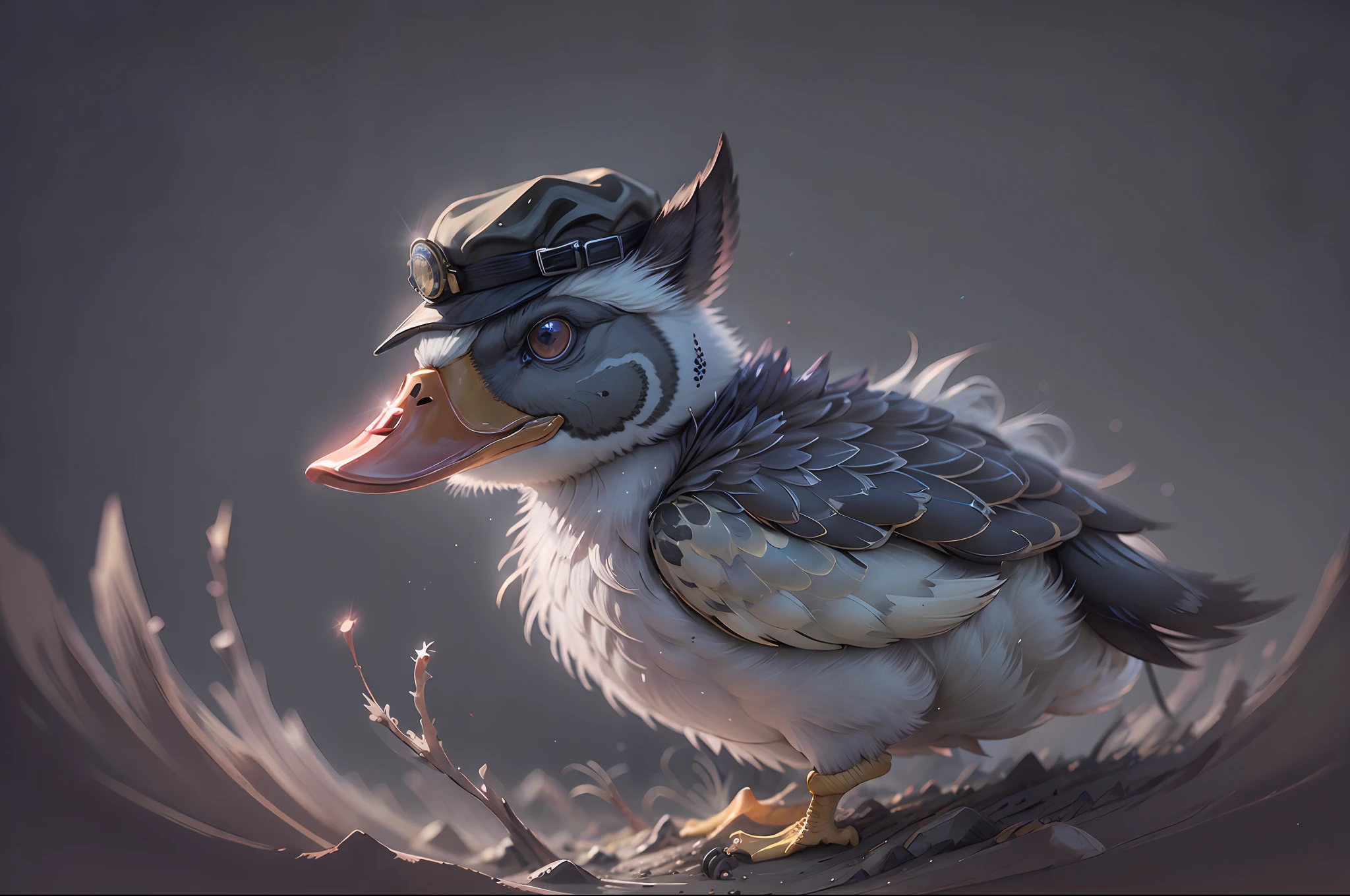 duck with detective hat --auto --s2