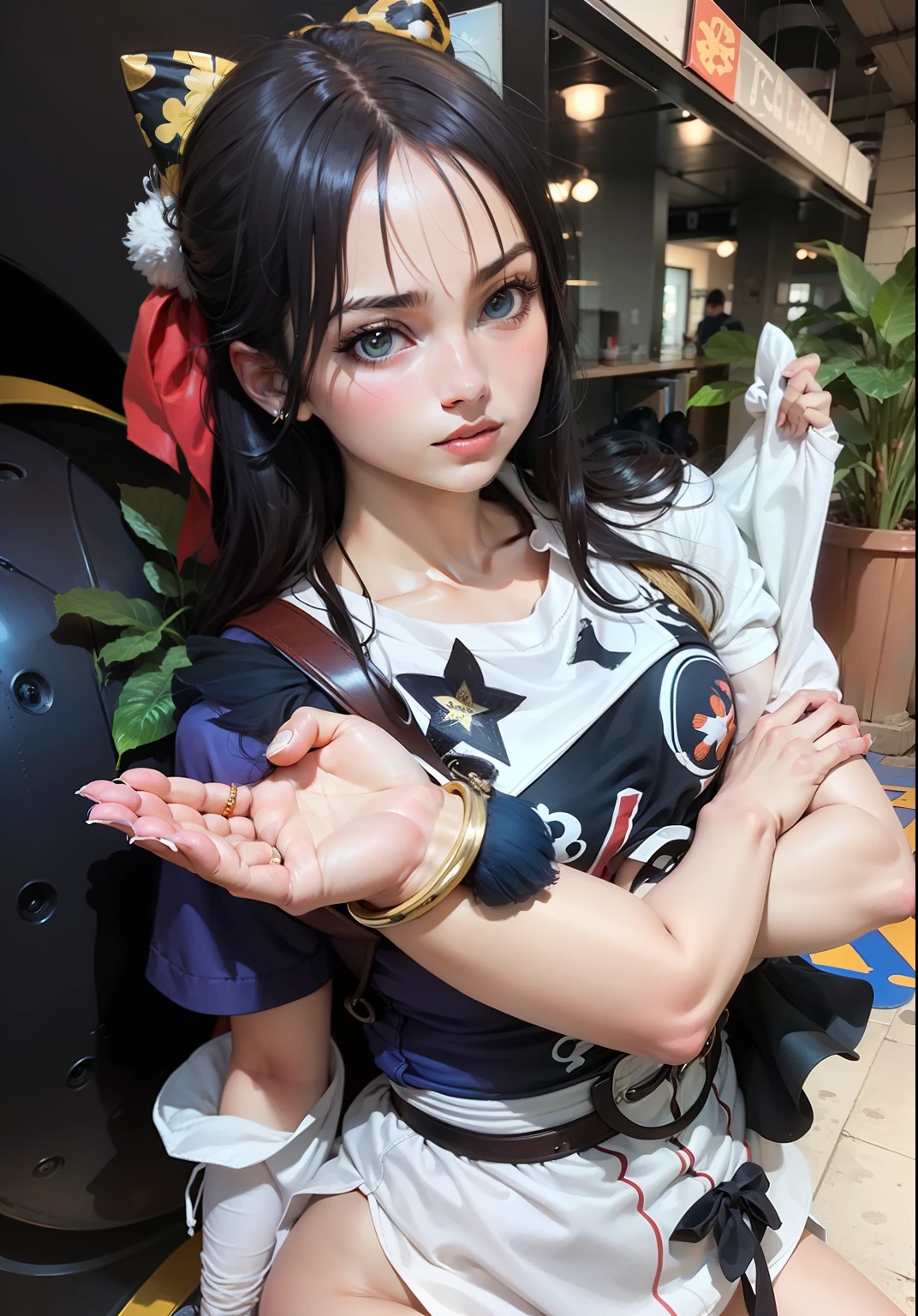 1 girl, nico Robin, one piece