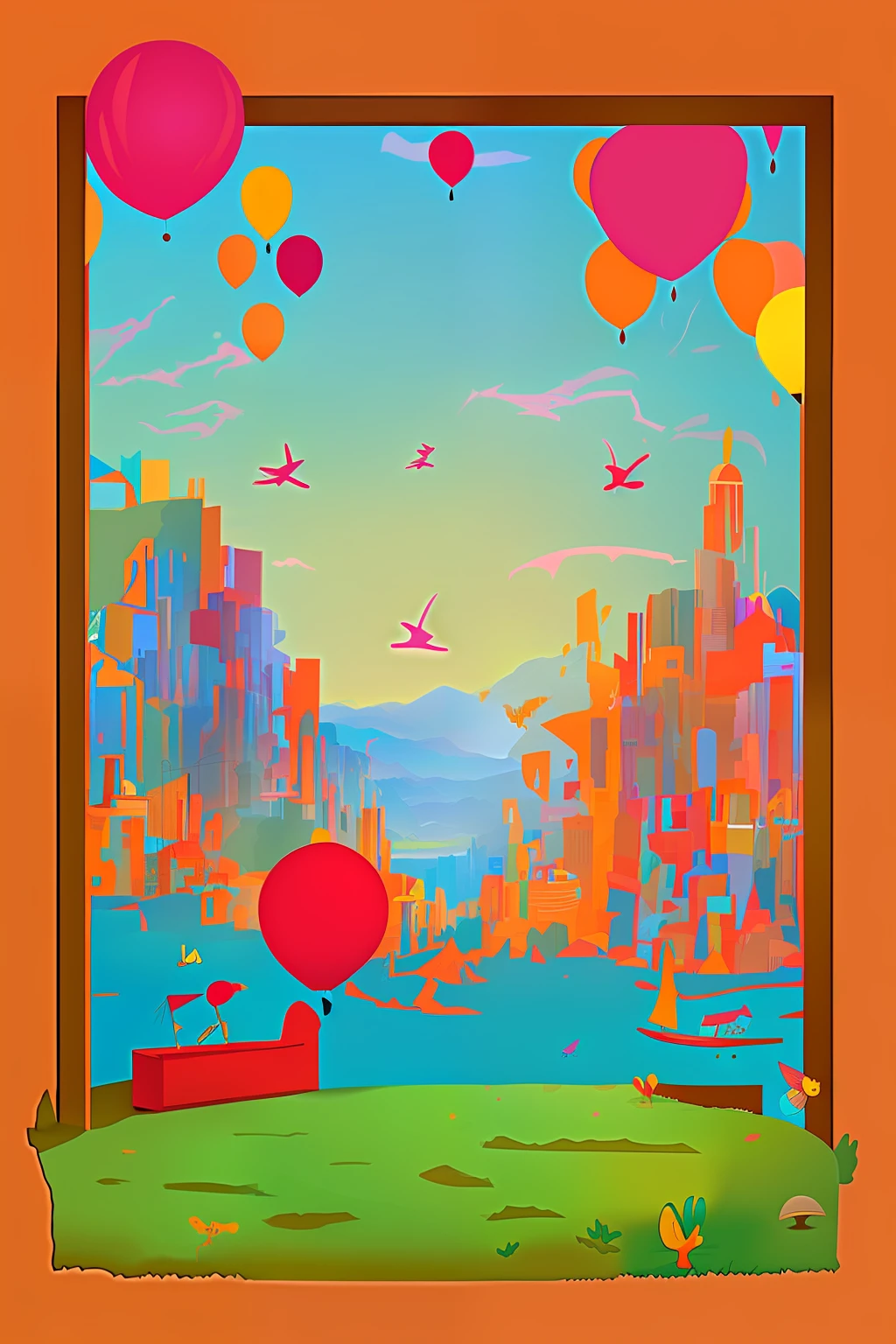 The illustration inspiration is high and high