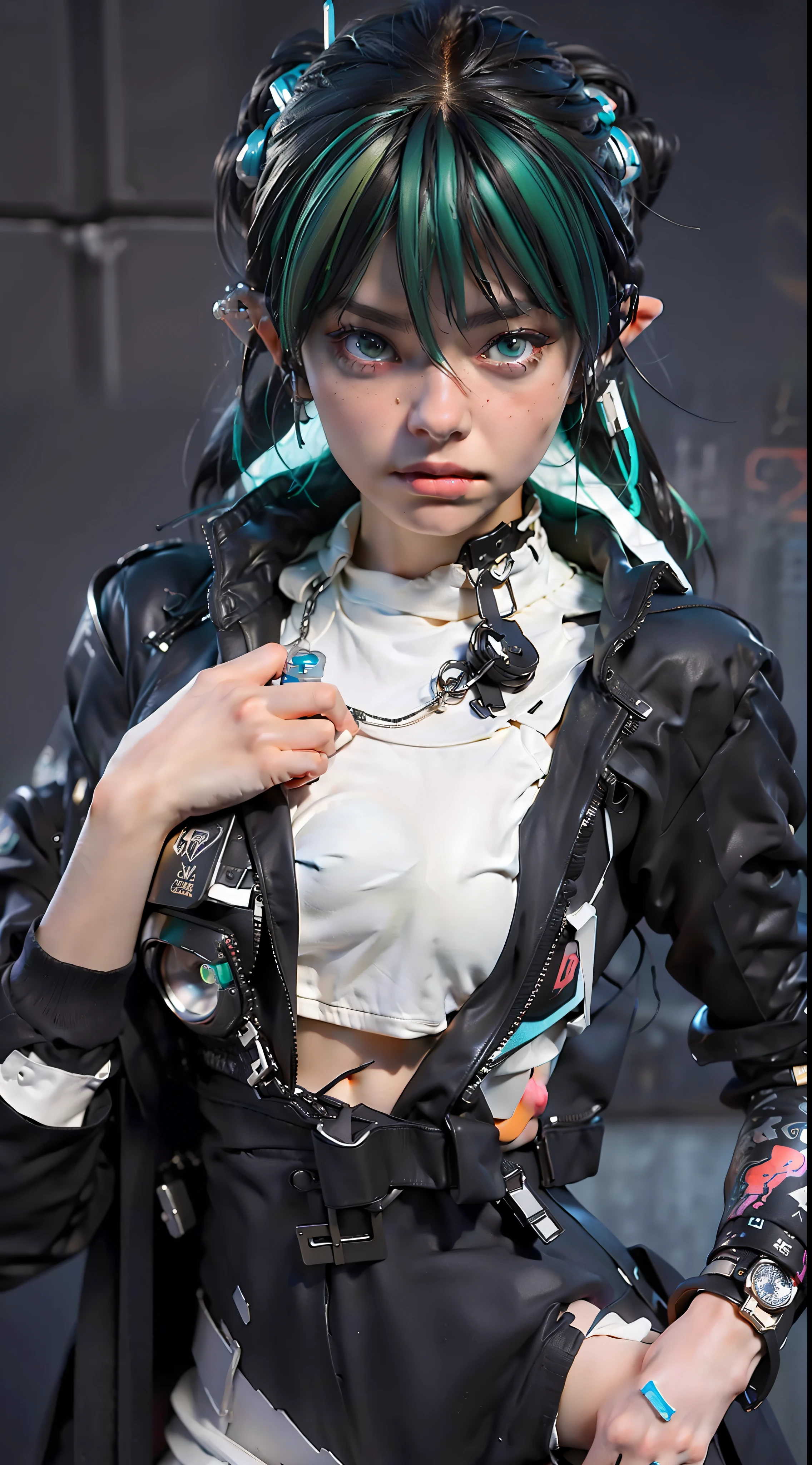 ((Best Quality)), ((Masterpiece)), (Highly Detailed:1.3), 3D, (Cyberpunk:1.3) cyberpunk link, computer terminal, computer servers, LCD screens, fiber optic cables, corporate logos, HDR (High Dynamic Range) cyberpunk, dark boy,cyber clothing, cyber armor, neon green, blond hair, elf, Ray Tracing, NVIDIA RTX, Super-Resolution, Unreal 5, Subsurface Scattering, PBR Texturing, Post-processing, Anisotropic filtering, Depth of field, Maximum clarity and sharpness, Multilayer textures, Albedo and specular maps, Surface shading, accurate simulation of light-material interaction, perfect proportions, Octane Render, two-tone lighting, low ISO, white balance, rule of thirds, wide aperature, 8K RAW, efficient sub-pixel, sub-pixel convolution, luminescent particles,