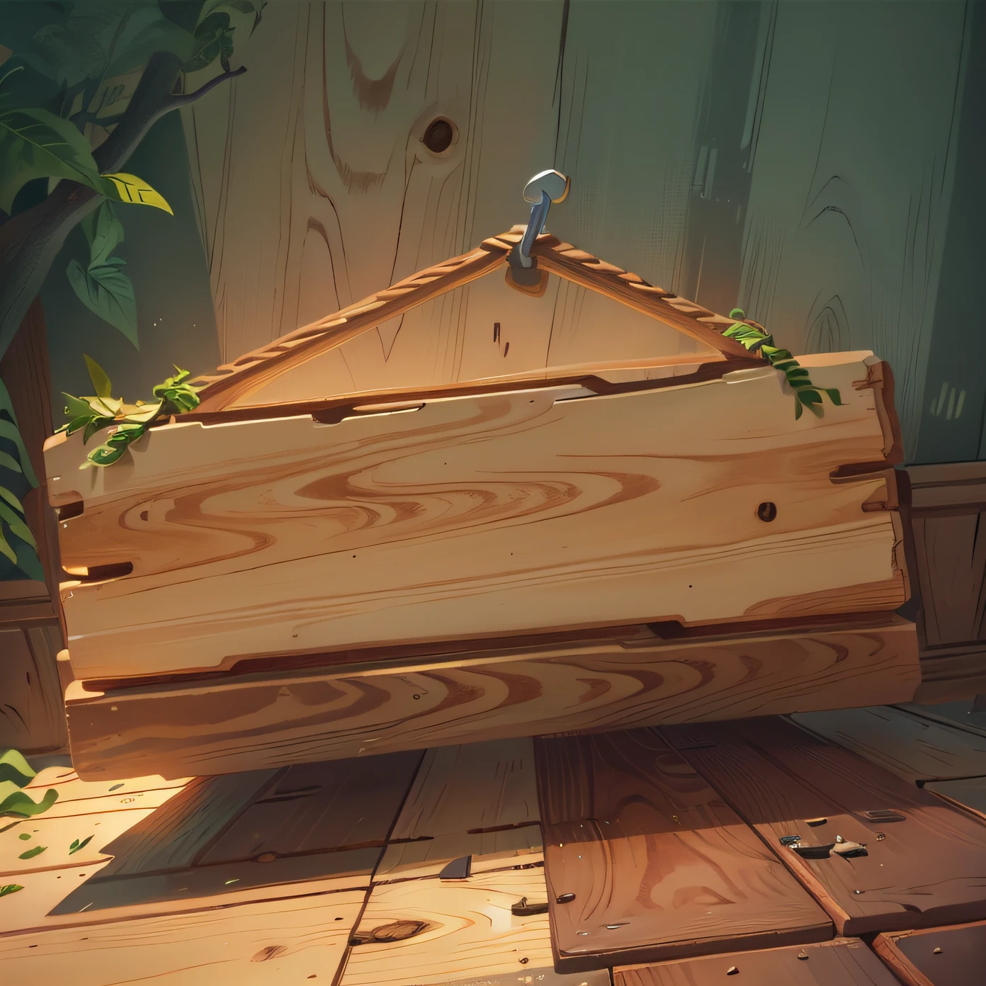 Wood baseboard