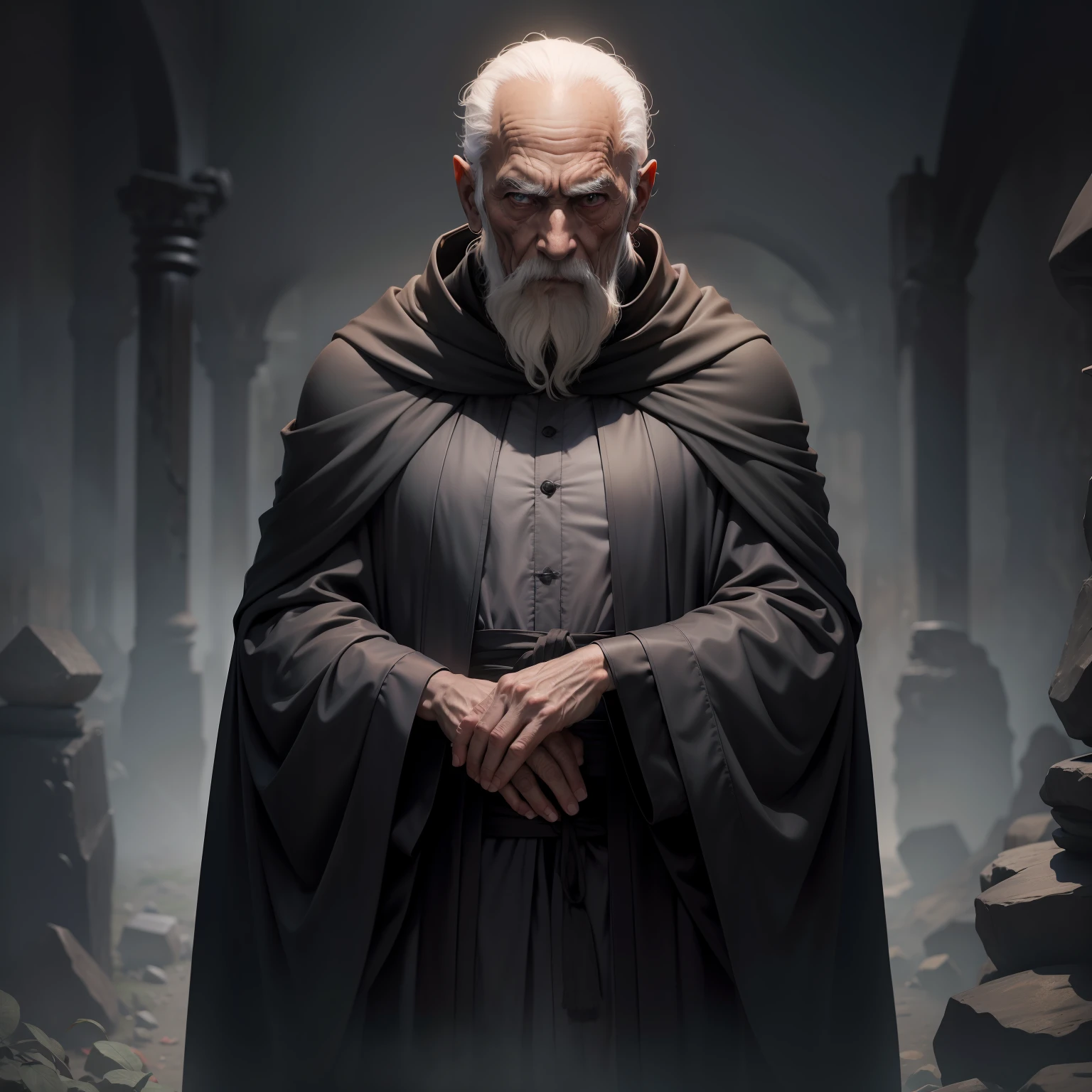 Black Robe Old Man Mysterious Hidden Sect Hidden Sect Unknown to people