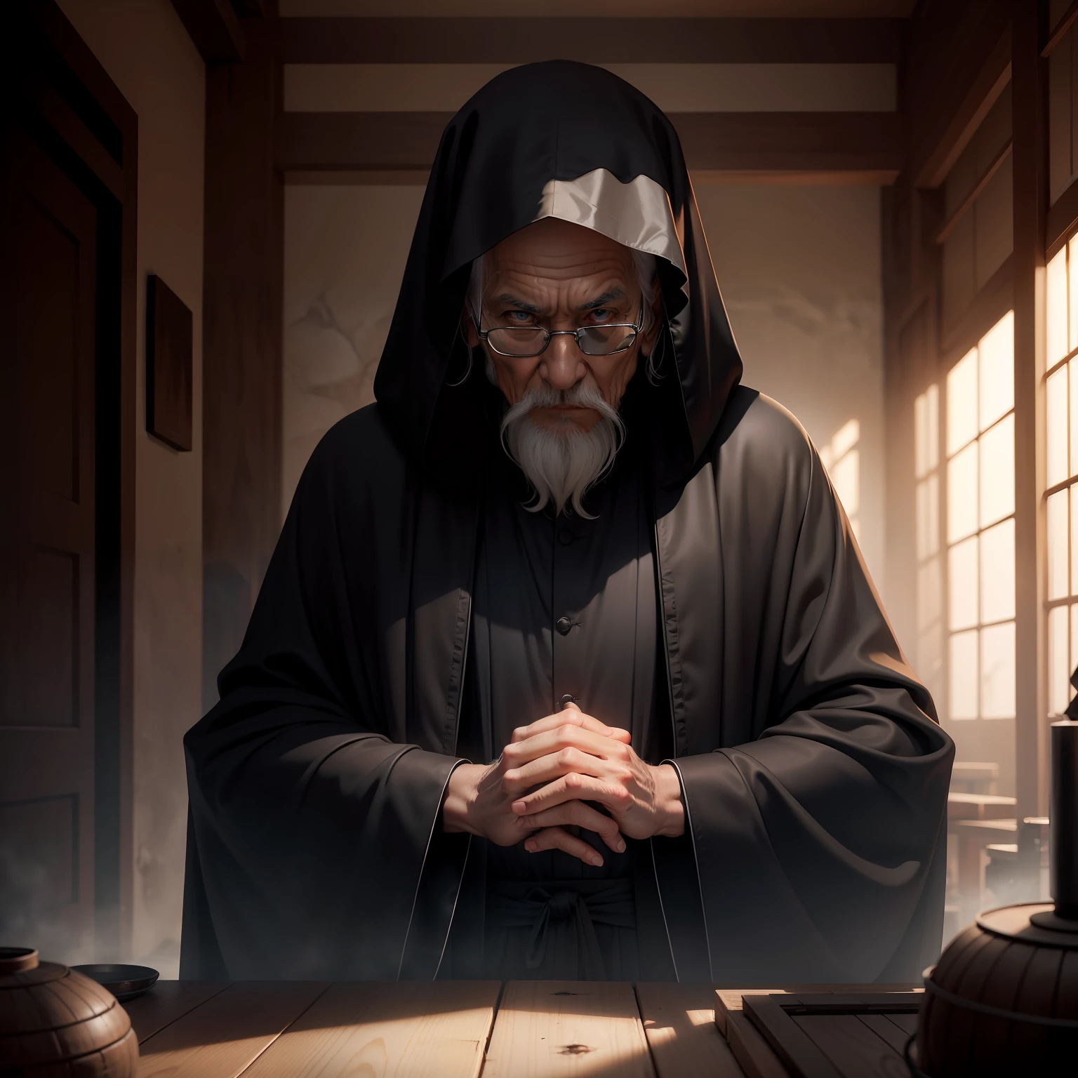 Black Robe Old Man Mysterious Hidden Sect Hidden Sect Unknown to people