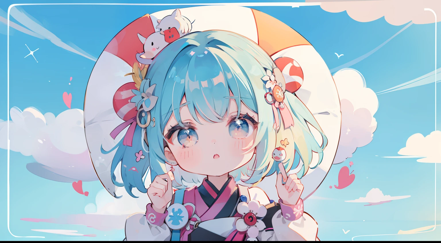 Multiple people、s girl、夏天、cute little、masterpiece、Top image quality、top-quality、a very cute