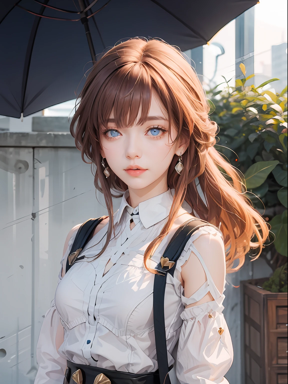 top-quality、超A high resolution、A picture、a photo of a cute girl、Detailed cute and beautiful face、(PureErosFace_V1:0.008)、beautiful bangs、alice in the wonderland、14years、White shiny skin、By bangs、Platinum blonde hair is extra-long, Straight hair is silky、finer hair、Charming beautiful crystal clear blue eyes、White apron、a blue dress、nomake-up