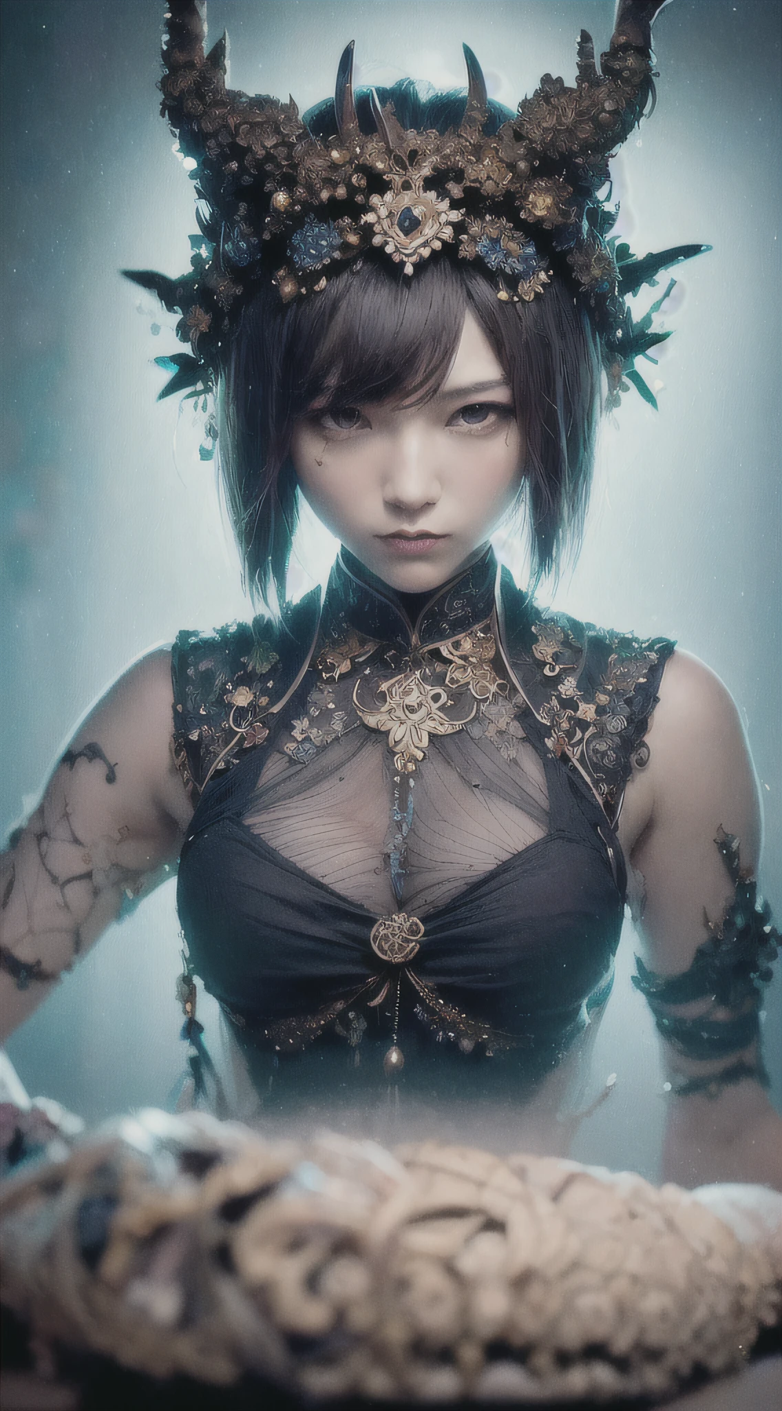 (an epic masterful illustration) of ancient (chinese 19year old girl:1.2) (posing with a dragon:1.4) (masterpiece, top quality, best quality, official art, beautiful and aesthetic:1.2), (1girl), extreme detailed,(fractal art:1.3), colorful,highest detailed (game art:1.2) (masterpiece:1.2) (illustration:1.2) (closeup:1.2) (dyanamic lighting:1.2) (unreal engine 5) (metahumans) (facial expressions:1.2) (ultra detailed:1.2) (chinesedragon) (wallpaper)