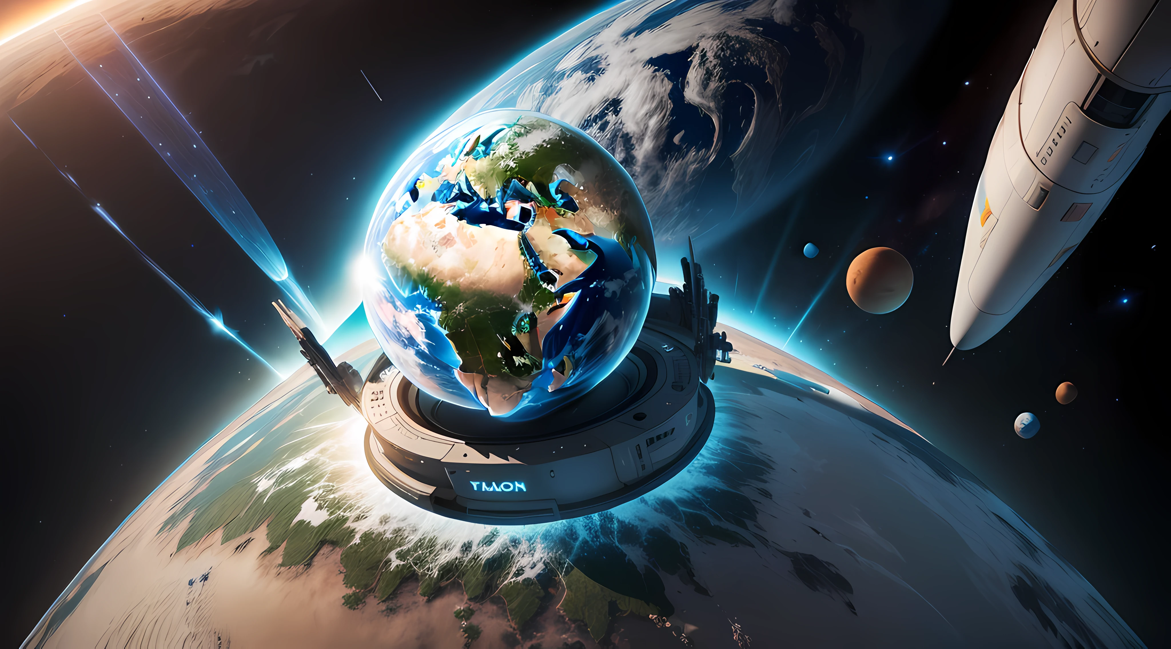 Earth Federation | Space exploration | future-tech | Excited