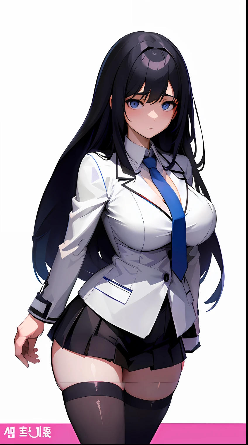 Anime girl in a jacket with a short skirt and tie, anime moe art style, Smooth Anime CG Art, Seductive Anime Girl, Official Character Art, Kantai Collection Style, Ilya Kuvshinov with long hair, beautiful anime high school girl, a female anime character, digital anime art, badass anime 8 K, hestia, Hinata Hyuga