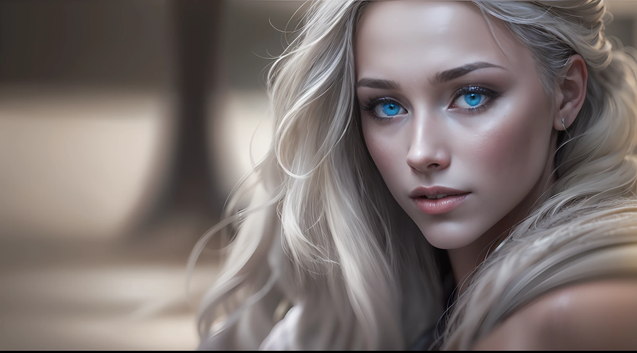 Icelandic girl. Her fair skin glows like the auroras of the Arctic sky. Sigrid's bright blue eyes hold the depth of Iceland's enchanting landscapes. Her flowing blonde hair, windswept and elegant, symbolizes the country's untamed beauty. A warm smile radiates Icelandic warmth and resilience, making her truly captivating.3D rendering, realistic, made in octane, cinematic, ultra-realistic, extremely detailed octane rendering, 8k photorealistic futuristic 50mm lens hard lighting dark gray tintype photograph,
realistic lighting, sepia color, dof,concept art, extremely detailed, ultra hd, hdr, 8k, cinematic, dramatic lighting ray tracing reflections, unreal render --v 4 --ar 3:2