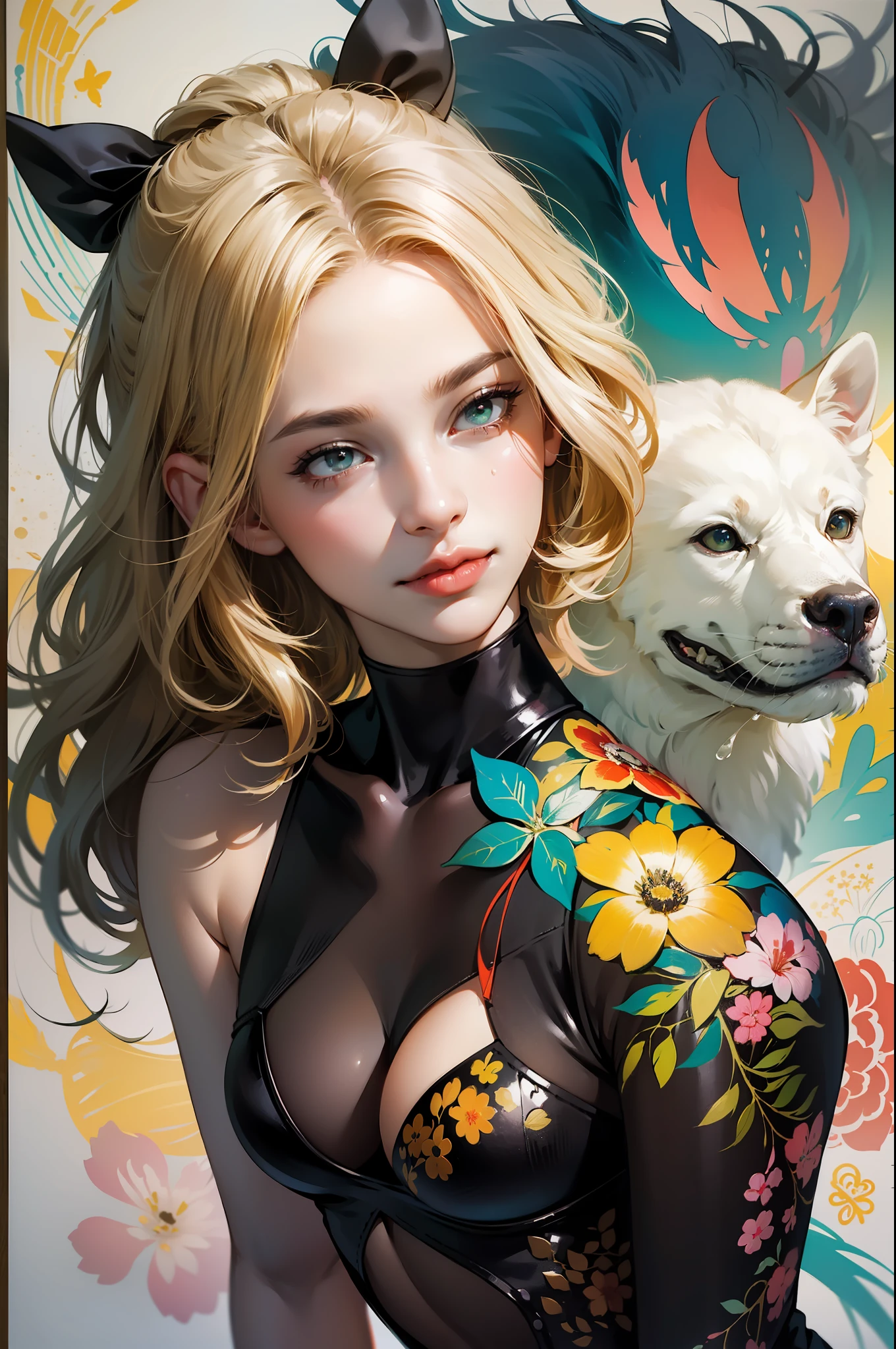 526mix, Lyriel, CheeseDaddys ::Mauritius S. Miller e Yoji Estilo Shinkawa ::::Estilo Yoji Shinkawa ::2.0 comix illustration style,Estilo Tatoon , Comic book style ,Emily Sears Argentina ,mulher bonita com cabelo longo ultra detalhado, (fundo bonito e claro:1.2),, fantastic paintings ,estilo grafite;, flor, olhos altamente detalhados , uma camiseta ou vestido com uma blusa branca por baixo, with both fists in a fighting position, e pulseiras, lutando contra um inimigo, com longos cabelos pretos , vitrais coloridos, fora, Vibrando, Estilo Alphonse Mucha, Fantastic paintings by Joe Madureira ,alta qualidade, arte,Kelly Brook mulher bonita com cabelo loiro longo , liberdade, alma, digital illustation, comiс style, anatomia perfeita, Centrado, Approaching perfection, Dynamic, altamente detalhado, pintura em aquarela, Artee station, artee conceitual, liso, foco nítido, illustration, artee de Carne Griffiths e Wadim Kashin,peito grande,Anime girl alone with a medium length pose and cute clothes, short pastel blonde hair , Heterocromia, anatomia perfeita, Centrado, Approaching perfection, Dynamic, altamente detalhado, folha de caracteres, Artee station, artee conceitual, liso, foco nítido, illustration, artee por Kim Jung gi,, Artgerm, Carne Griffiths e Wadim Kashin , Sasha Yakovleva, Loish, Jeremy Mann, tiro de corpo inteiro, folha de caracteres, Onda de raios, Pintura em aquarela anime bonita ,Paint Dripping por Tim Okamura, Victor Nizovtsev, Greg Rutkowski, Noah Bradley. trending on ArtStation, 8k, master part, tinta grafite, detalhes finos, cheio de cor, detalhes intrincados, golden ratio illustration,monochrome green background, master part, best quality, alta qualidade, alto, best quality, high resolution fix, bright amazing lighting, aprimoramento de detalhes, best quality, alta qualidade, alto, aprimoramento de detalhes