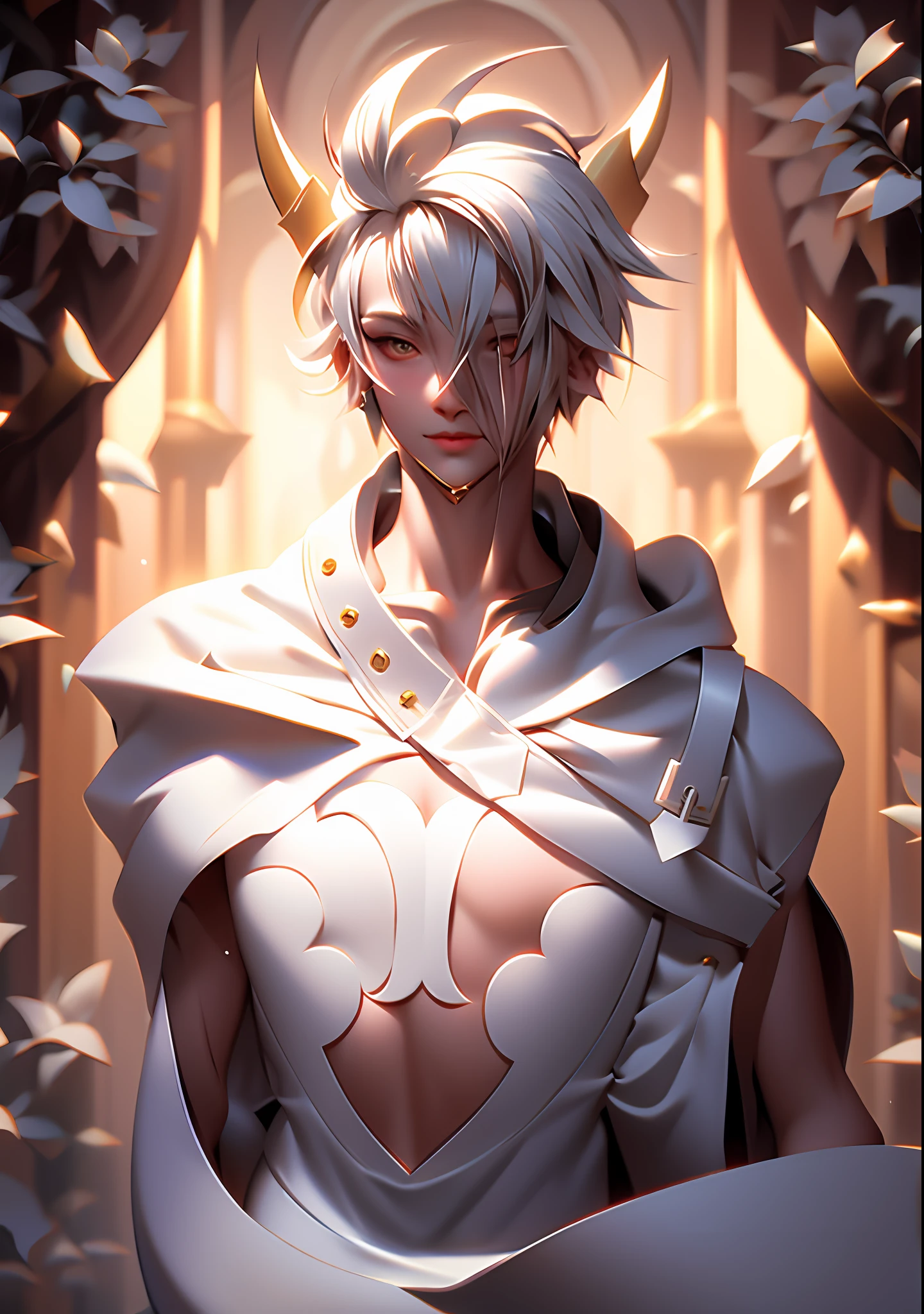 a drawing of a man with horns and a cape, clean lineart, perfect lineart, bold lineart, intense line art, sharp lineart, thick lineart, thick black lineart, clean anime outlines, lineart, simple lineart, extremely fine ink lineart, lineart behance hd, line art!!, beautiful androgynous prince,, beautiful line art, detailed manga style, extremely fine ink lineart,exquisite line art, perfect lineart,exquisite line art, exquisite digital illustration, detailed digital drawing,digital anime illustration, a beautiful artwork illustration, detailed matte fantasy portrait, beautiful line art, great digital art with details, goddess. extremely high detail, 4k detailed digital art, stunning digital illustration, digital fantasy illustration,((Best quality)), ((masterpiece)), (detailed:1.4), 3D, an image of a beautiful female,HDR (High Dynamic Range),Ray Tracing,NVIDIA RTX,Super-Resolution,Unreal 5,Subsurface scattering,PBR Texturing,Post-processing,Anisotropic Filtering,Depth-of-field,Maximum clarity and sharpness,Multi-layered textures,Albedo and Specular maps,Surface shading,Accurate simulation of light-material interaction,Perfect proportions,Octane Render, Two-tone lighting,Wide aperture,Low ISO,White balance,Rule of thirds,8K RAW,subsurface scattering, best ratio of four fingers and one thumb