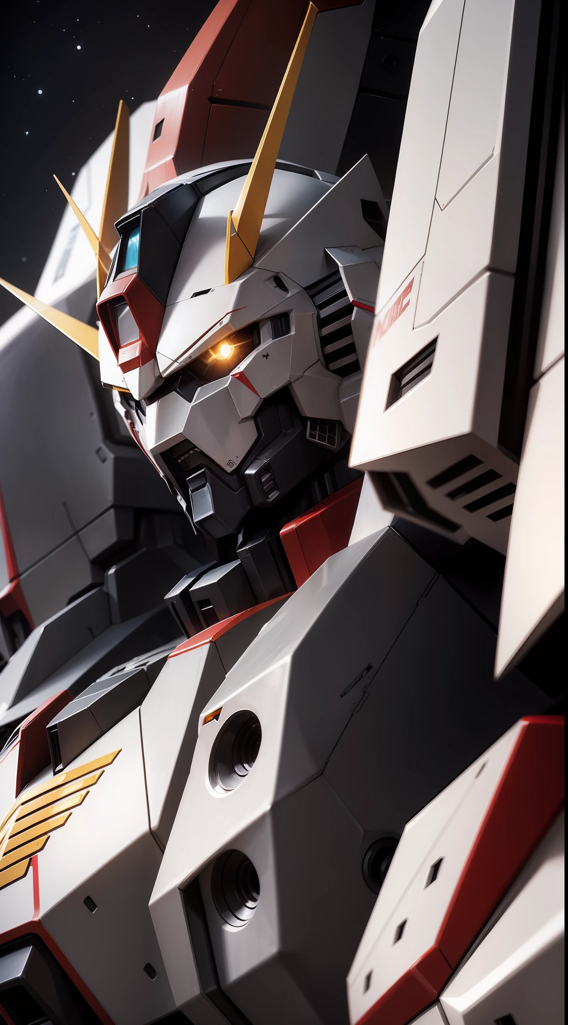 Mecha, gundam, preto