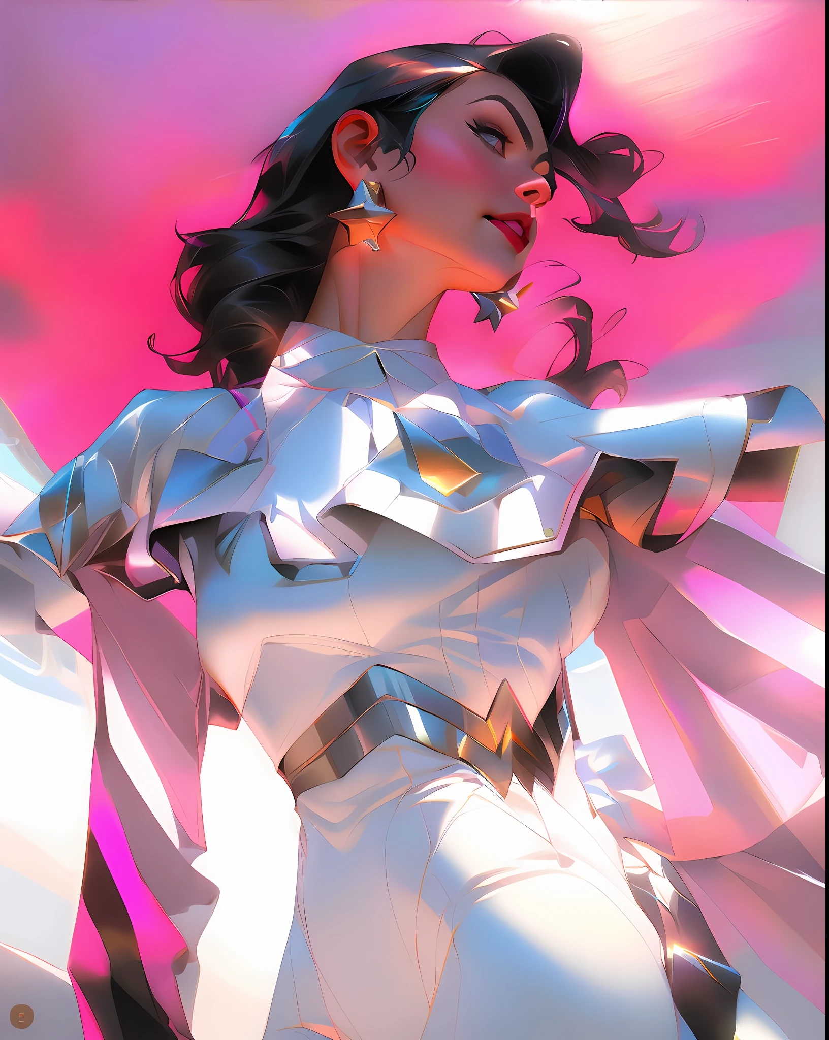 um close up de uma mulher em um traje com uma capa, Lois Ross, Artgerm e Atey Ghailan, Retrato da Mulher Maravilha, Ross Tran 8 K, Estilo de Alex Ross, Artgerm extremamente detalhado, Estilo Ross Tran, Tran Ross!!!, Estilo Alex Ross, mulher maravilha, Chris Moore. Artgerm
