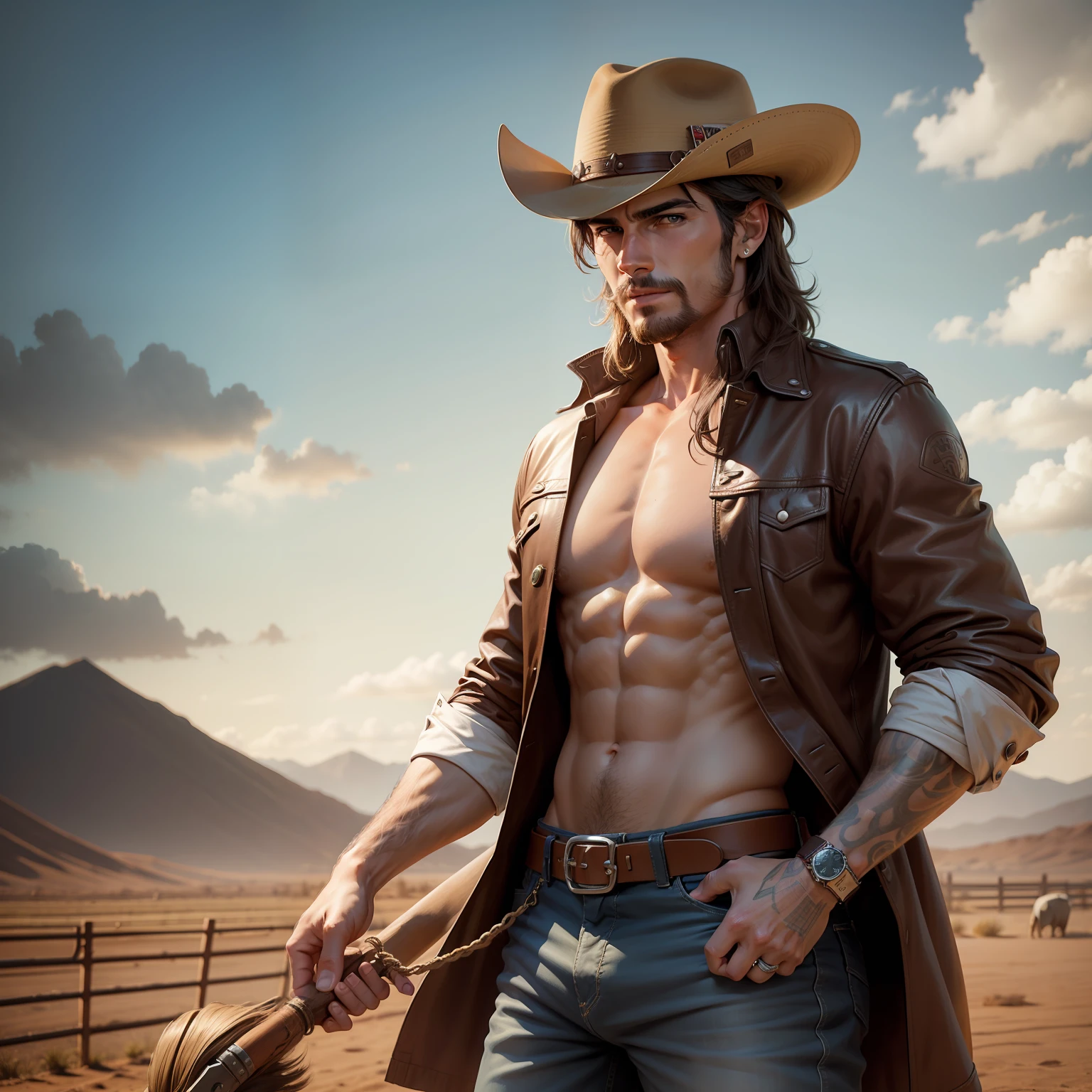Cowboy atirando
