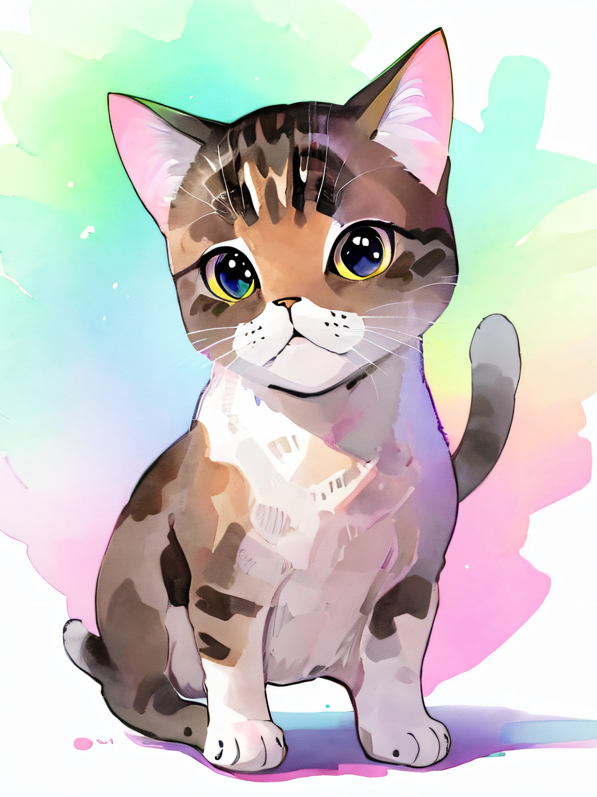 cute cat full body