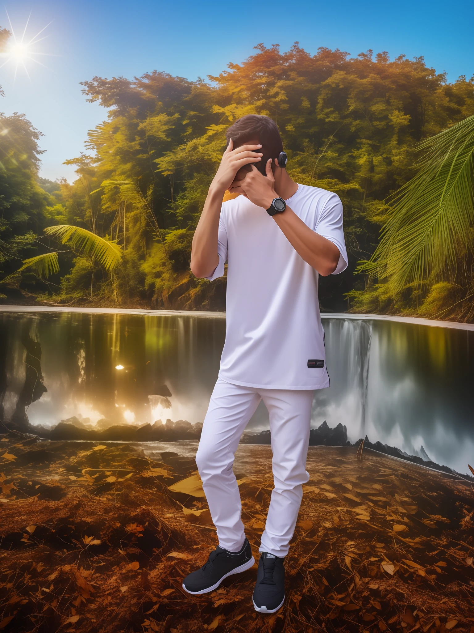 Change background, realistic face, 8k, ultra realistic,don’t change the face
