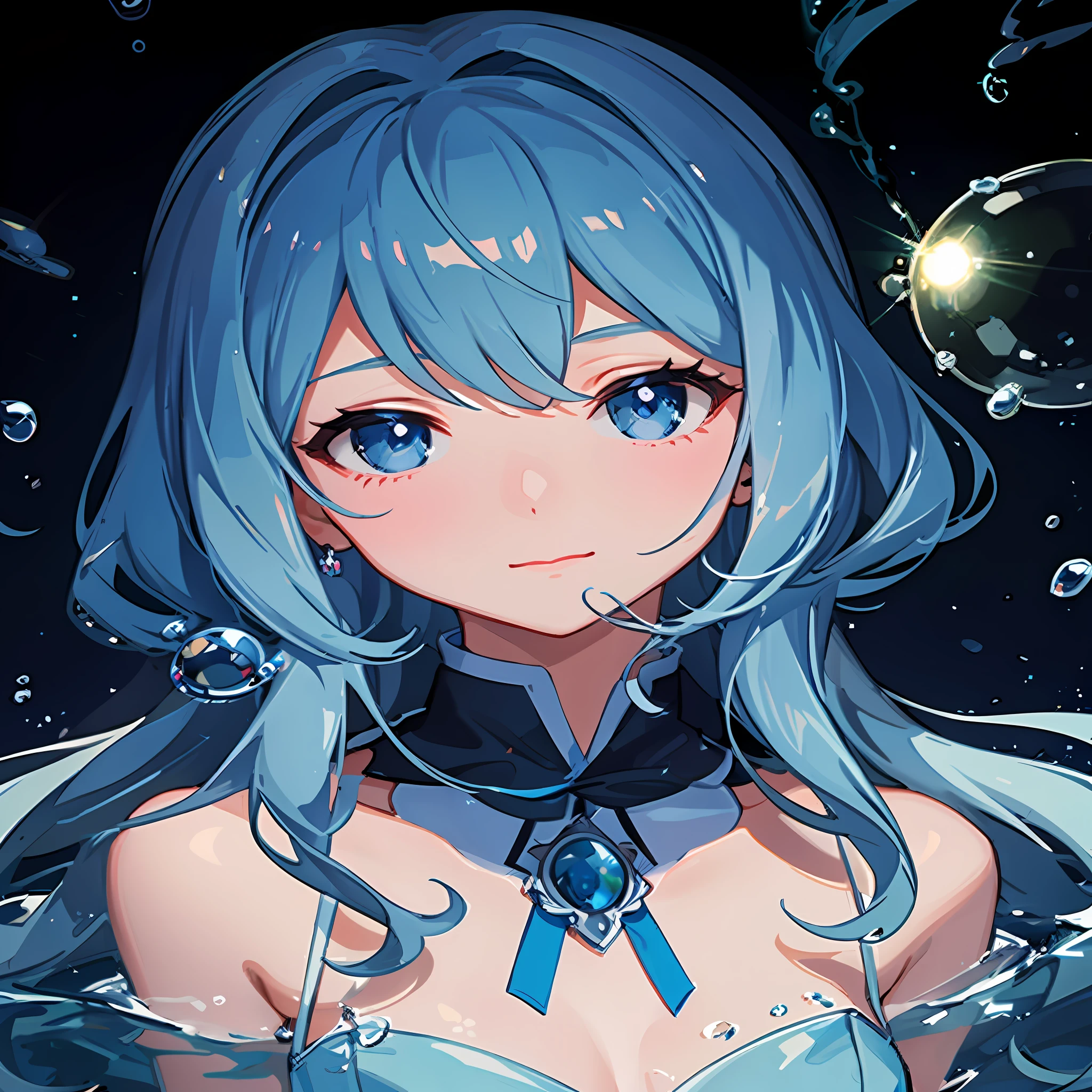 Masterpiece, (Best Quality: 1.2), (Super Fine: 1.2), Illustration, (Extremely Delicate and Beautiful: 1.2), Film Angle, Floating, (Beautiful Detail Eye: 1.1), (Detail Light: 1.1), Film Lights, Delicate Sky, Woman, White Hair, Blue Eyes, (High Ponytail: 1.1), Cloak, Glowing Eyes, (Moon: 1.2), (Moonlight: 1.1), Starry Sky, (Light Particles: 1.1), Fog , snow painting, sketching, blooming