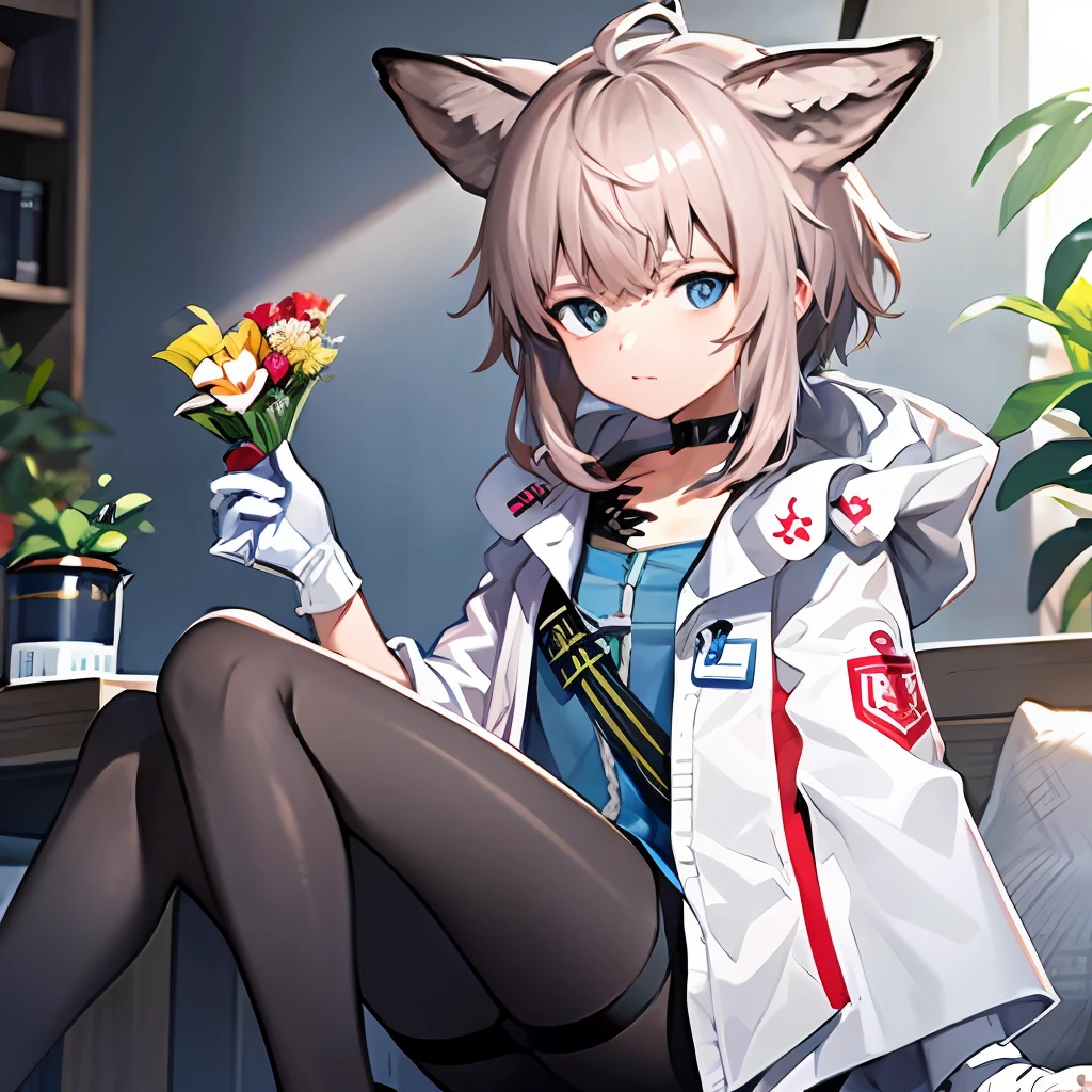 Depressed cat ears teenage avatar