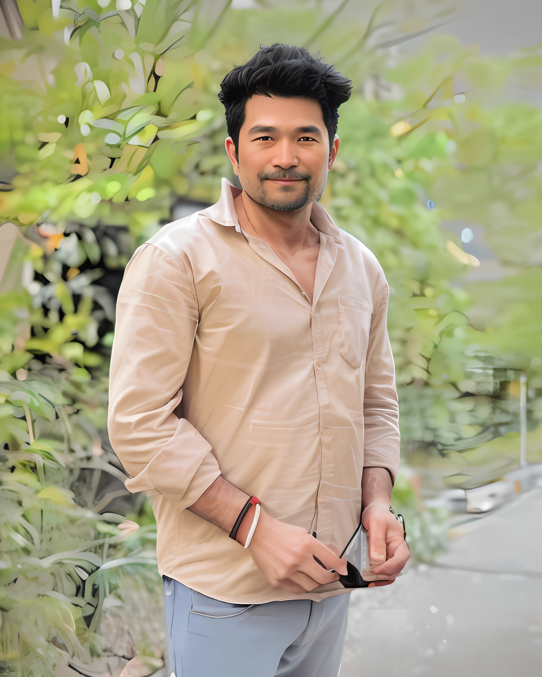RAW Photo, 40 Years Old Casual Male Portrait Photo, Night, City Street, (High Detail Skin: 1.2), 8k UHD, DSLR, Soft Light, High Quality, Film Granule, Fujifilm XT3