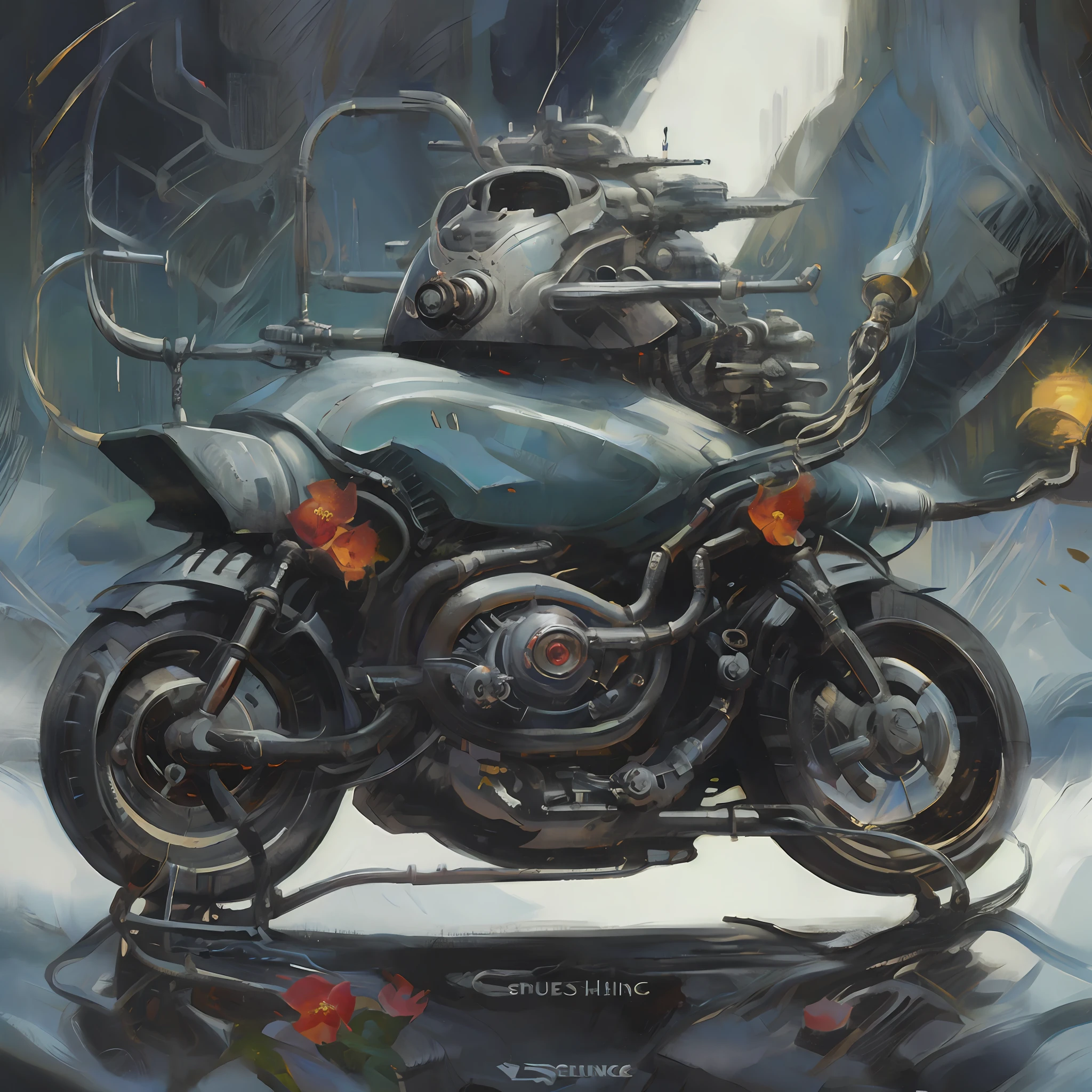 "bling", bloom , shiny, chrome