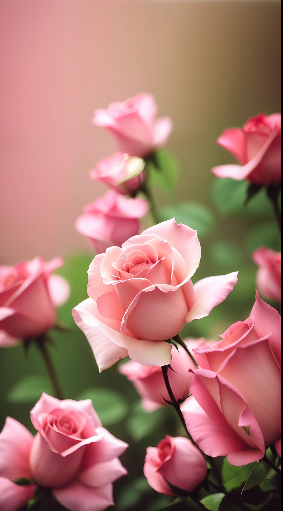 There is a pink rose in bloom in the garden, shot with a canon 35mm lens, photo of a rose, melanchonic rose soft light, taken with a pentax k1000, taken with a pentax1000, analogue photo low quality, Pink rose, photographed on colour film, rose twining, Two 5 mm ports